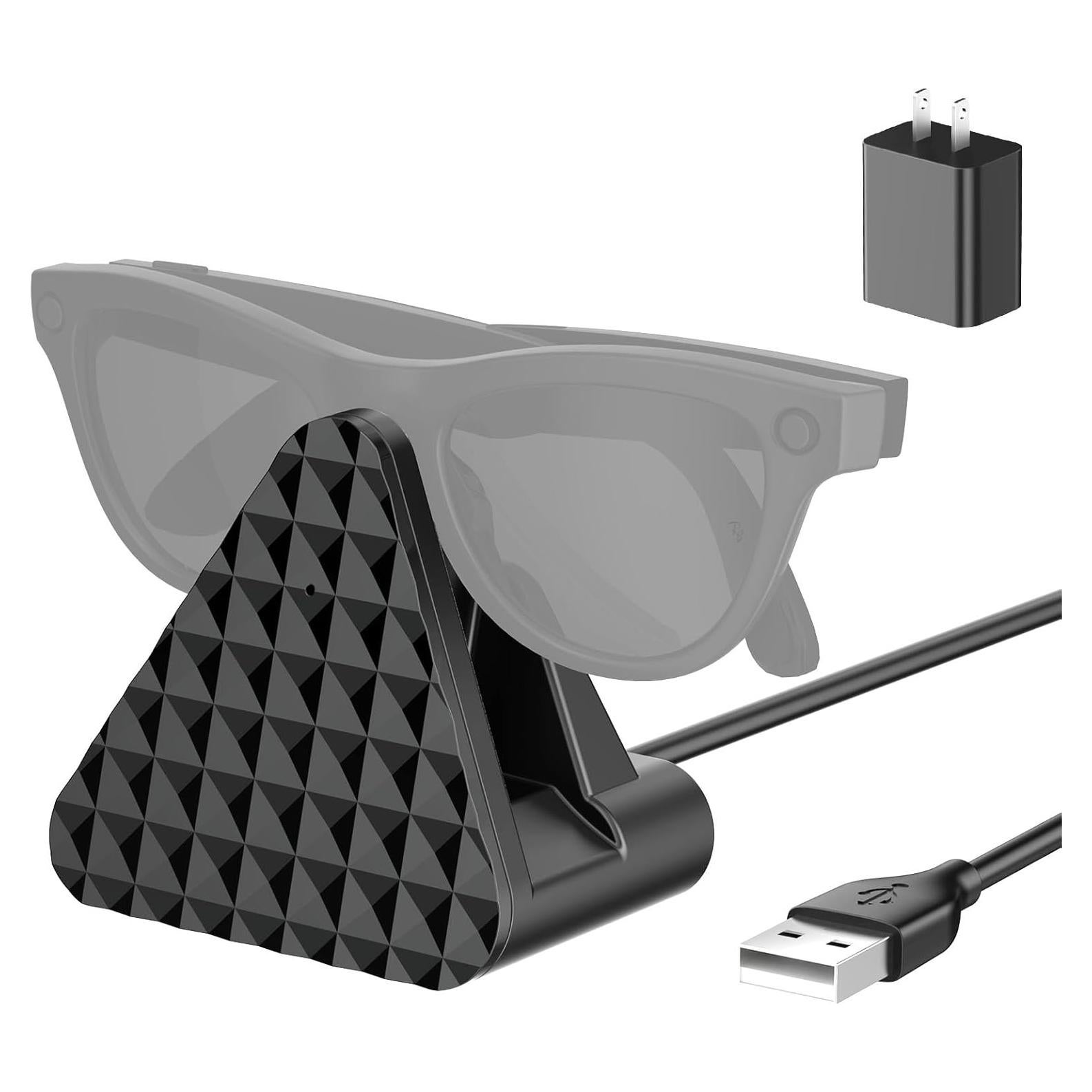 Estación de Carga Ray-Ban Meta - Soporte USB Negro