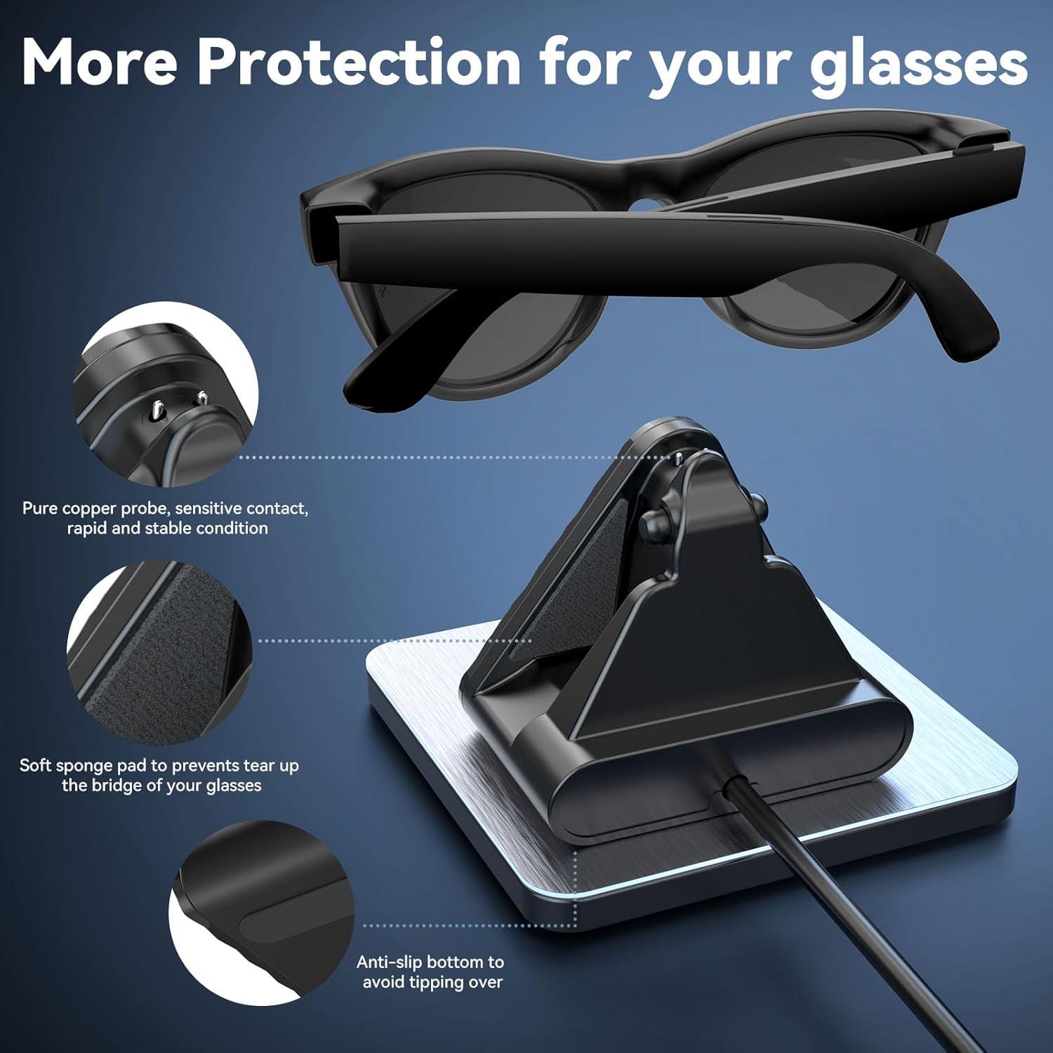 Estación de Carga Ray-Ban Meta - Soporte USB Negro