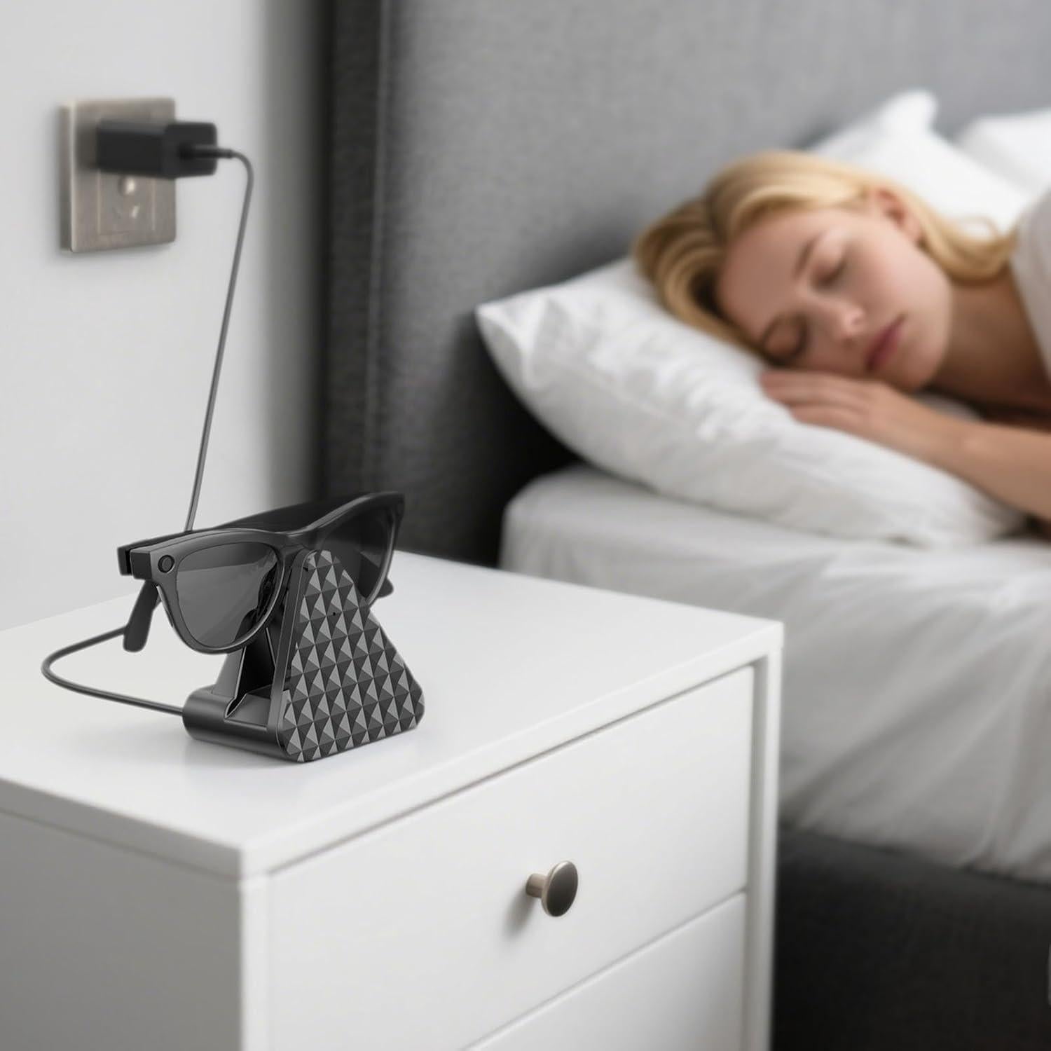 Estación de Carga Ray-Ban Meta - Soporte USB Negro