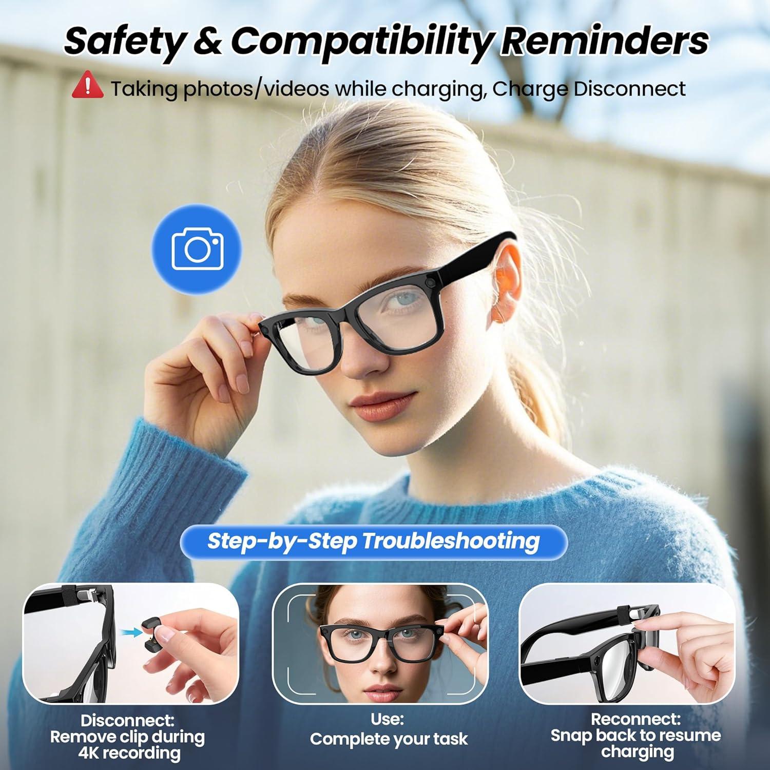 Cable de carga USB C 1.5M Hugener para gafas Ray-Ban Meta