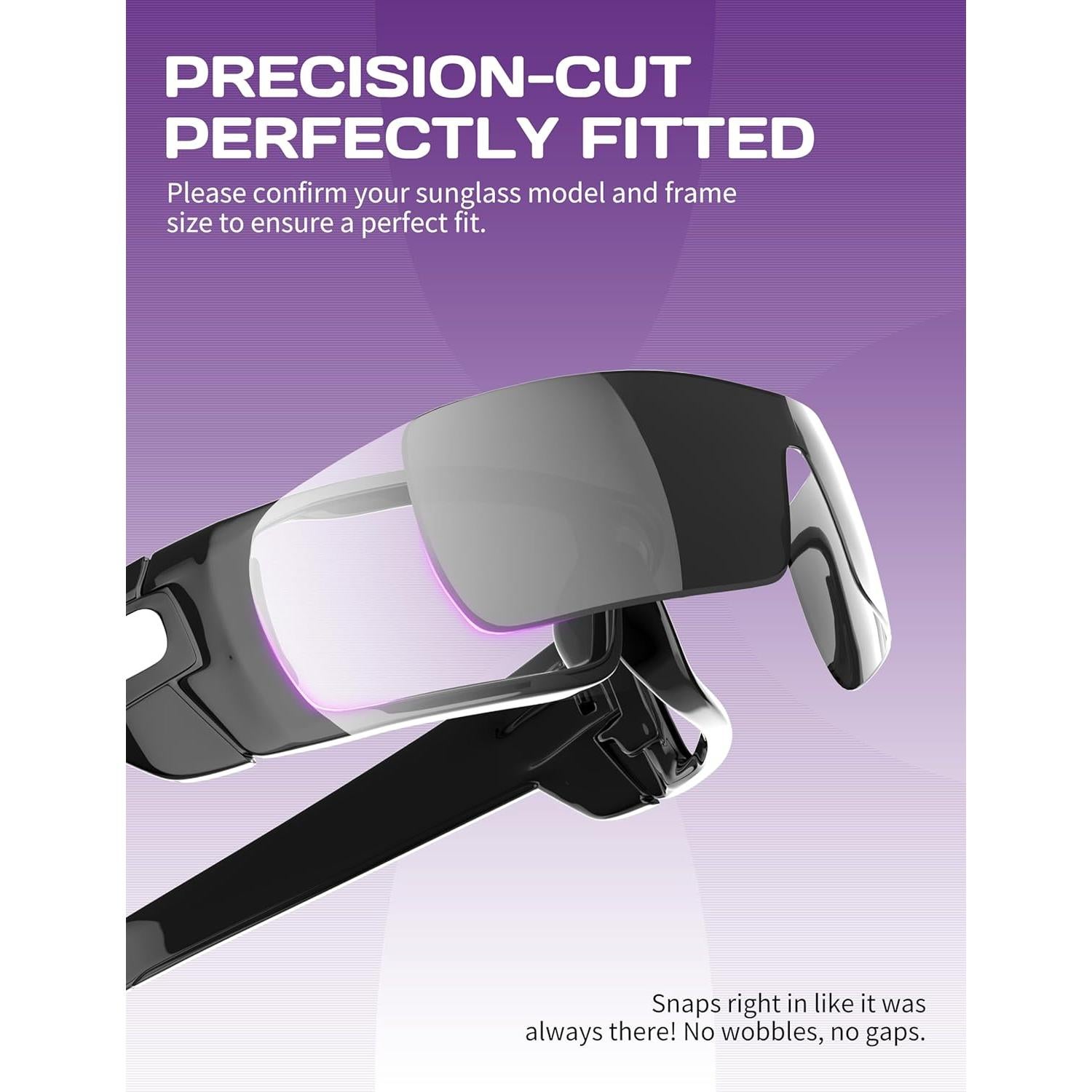 Lentes de Reemplazo Kygear para Ray-Ban Wayfarer 50mm UV400