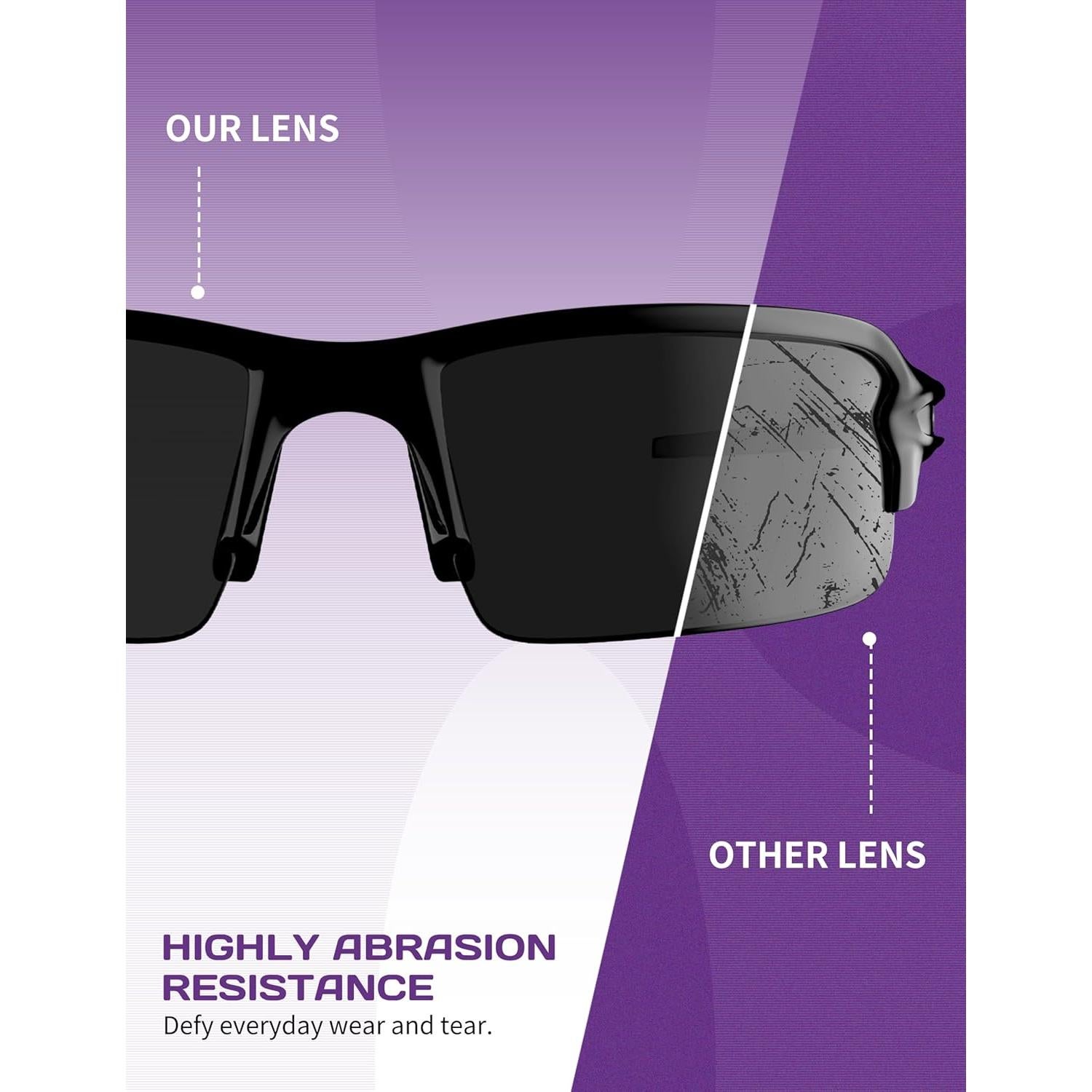 Lentes de Reemplazo Kygear para Ray-Ban Wayfarer 50mm UV400