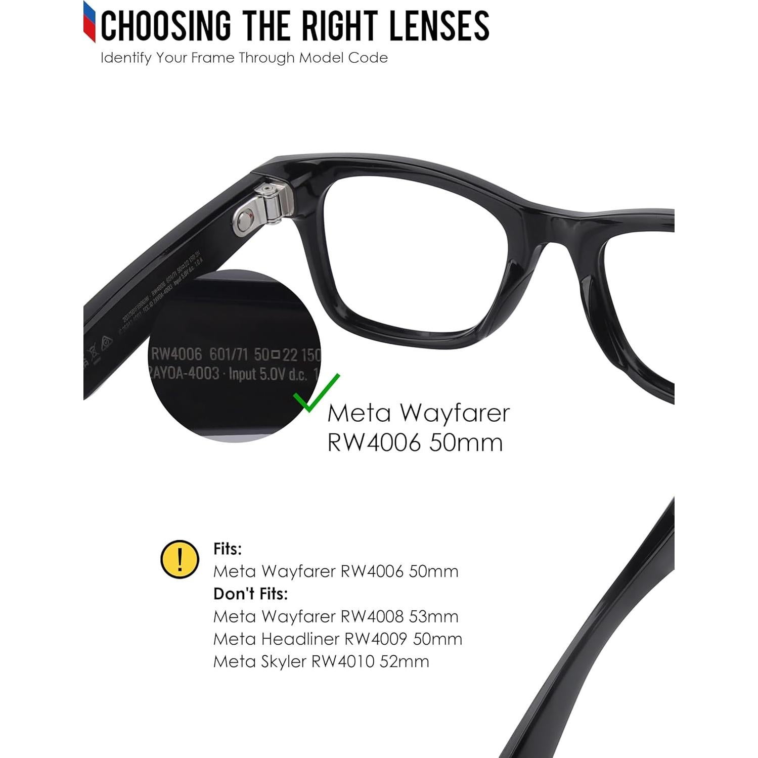 Lentes de Reemplazo Foto-cromáticos BlazerBuck RW4006 50mm