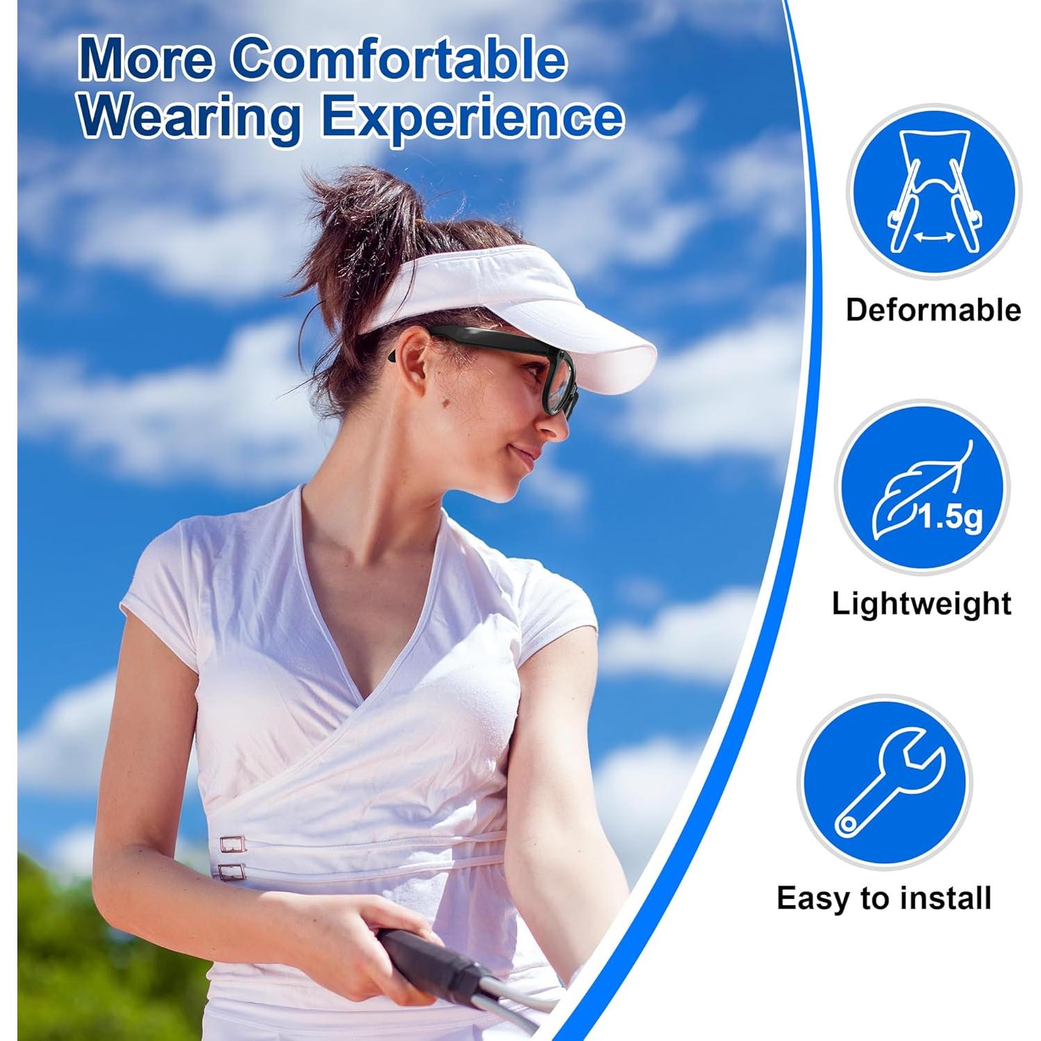 Almohadillas de Nariz HiBloks para Gafas Ray-Ban Meta 53mm