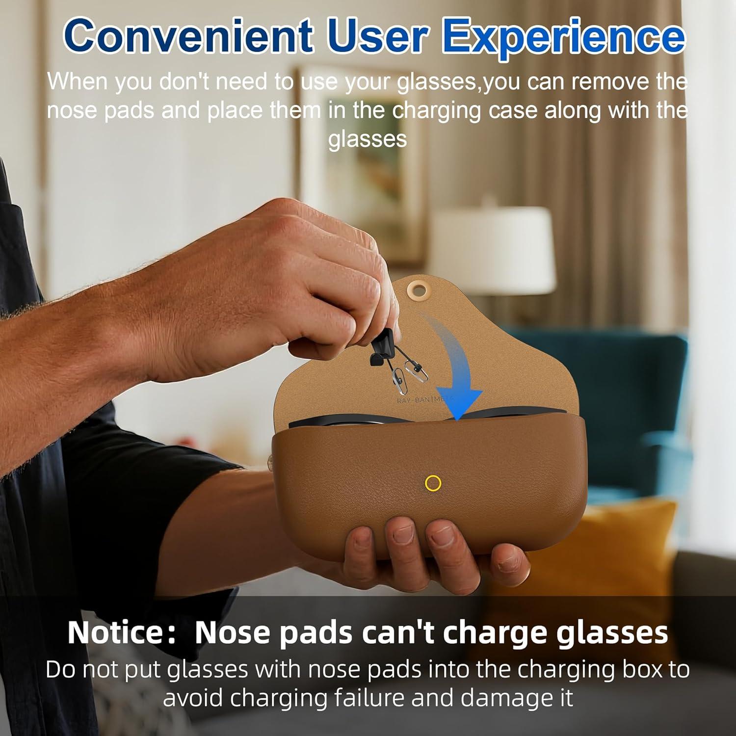 Almohadillas de Nariz HiBloks para Gafas Ray-Ban Meta 53mm