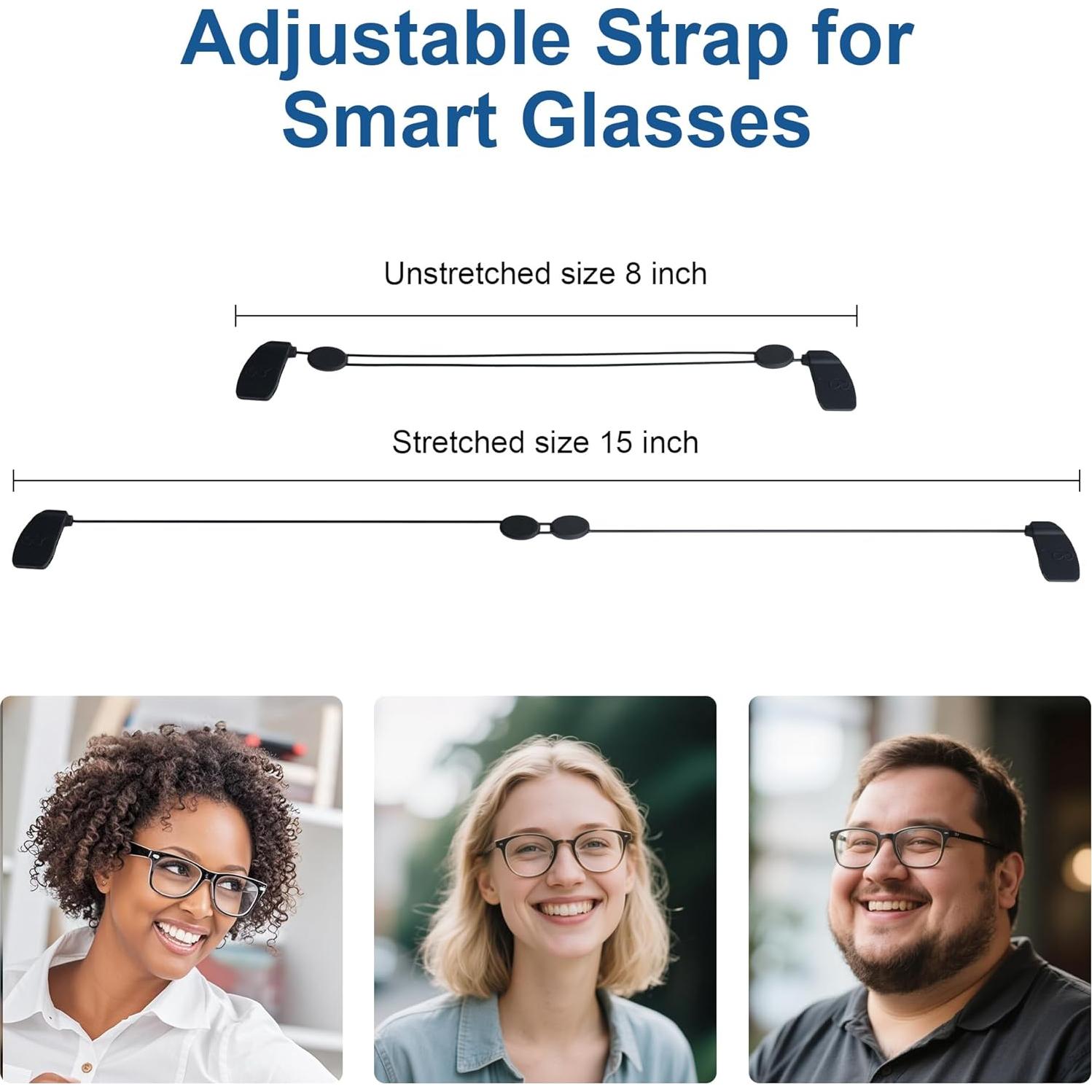 Correa Ajustable para Gafas HiBloks - Compatible Ray-Ban y Oakley