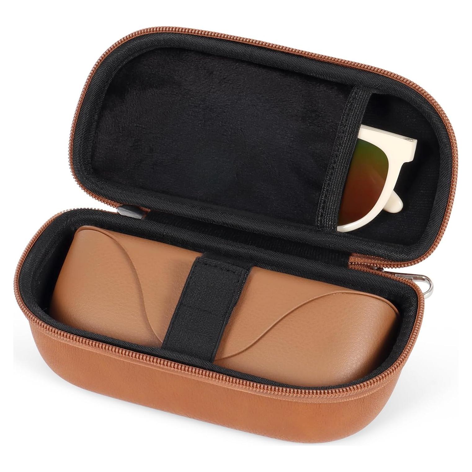 Funda Dura para Gafas de Sol WOMACO MGN032 Marrón