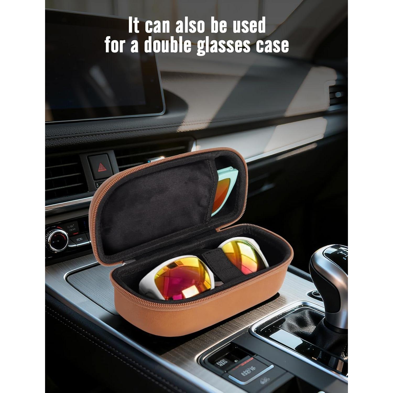 Funda Dura para Gafas de Sol WOMACO MGN032 Marrón