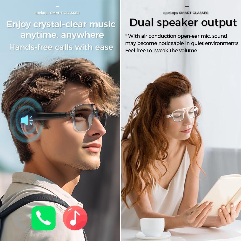 Gafas Inteligentes de Audio Bluetooth Epekops GS10 UV 28g