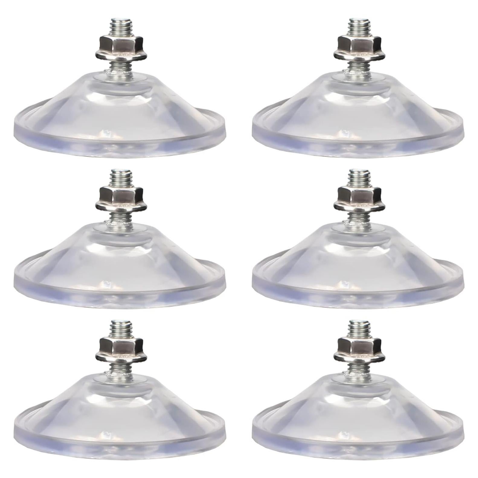 Ventosas de PVC AccEncyc 6 Pcs 55 mm Alta Resistencia