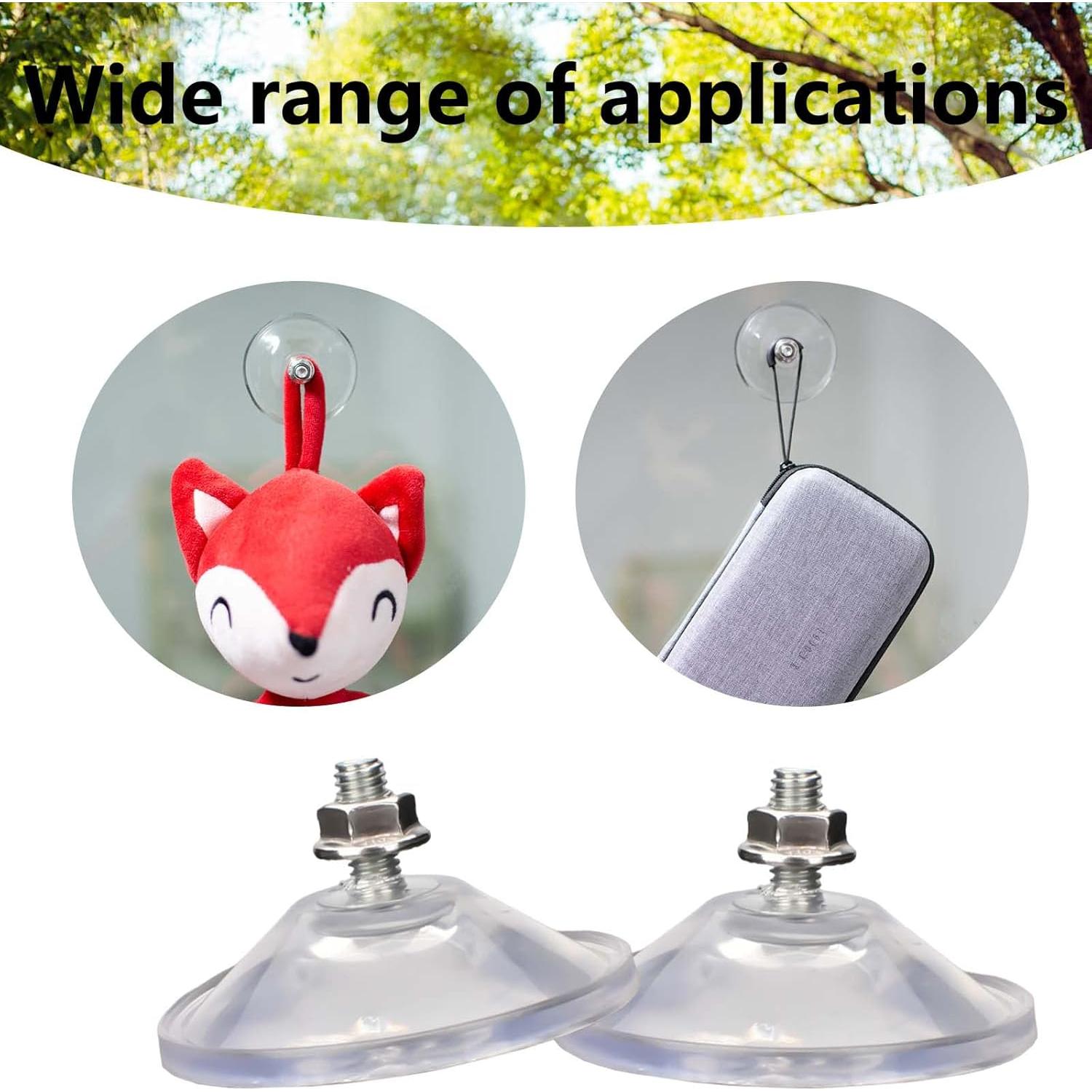 Ventosas de PVC AccEncyc 6 Pcs 55 mm Alta Resistencia