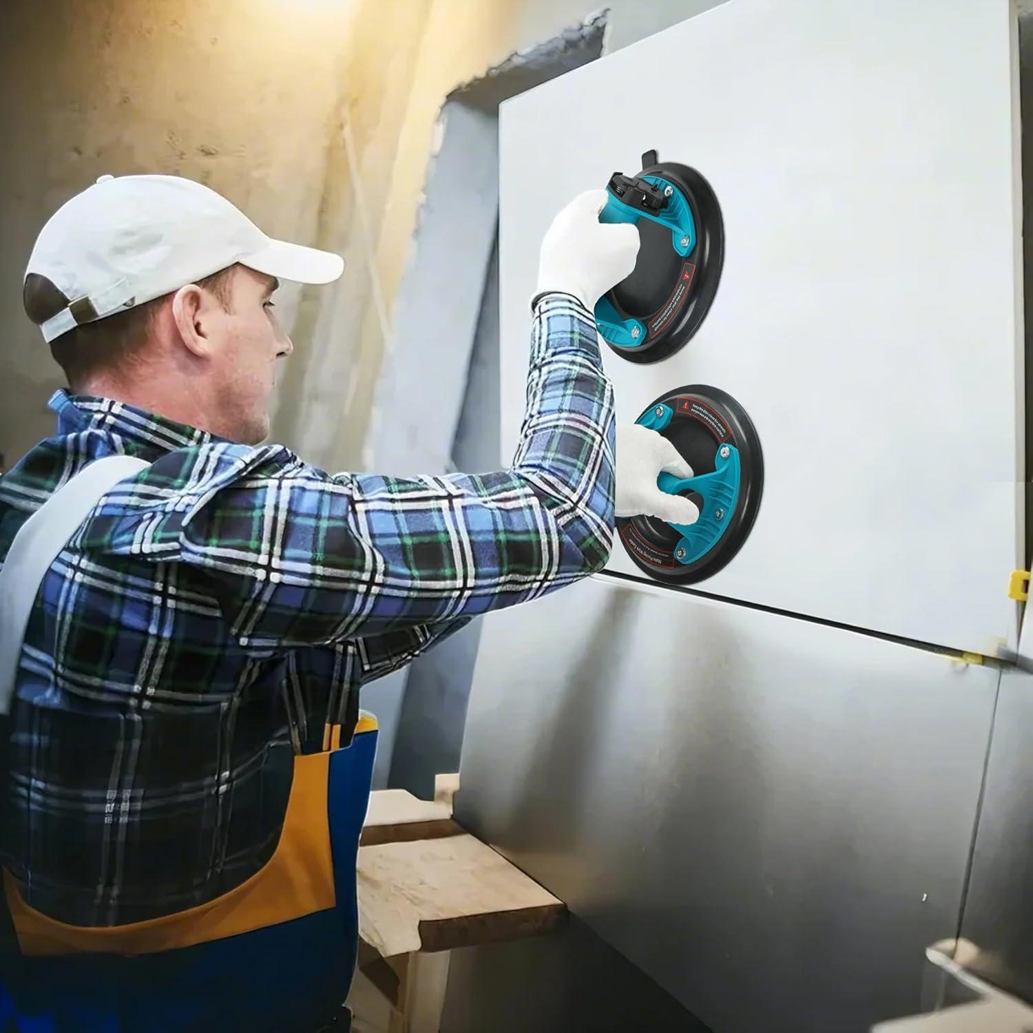 Paquete de 2 Ventosas de Vidrio Gotsblock 20.32 cm 158.76 kg