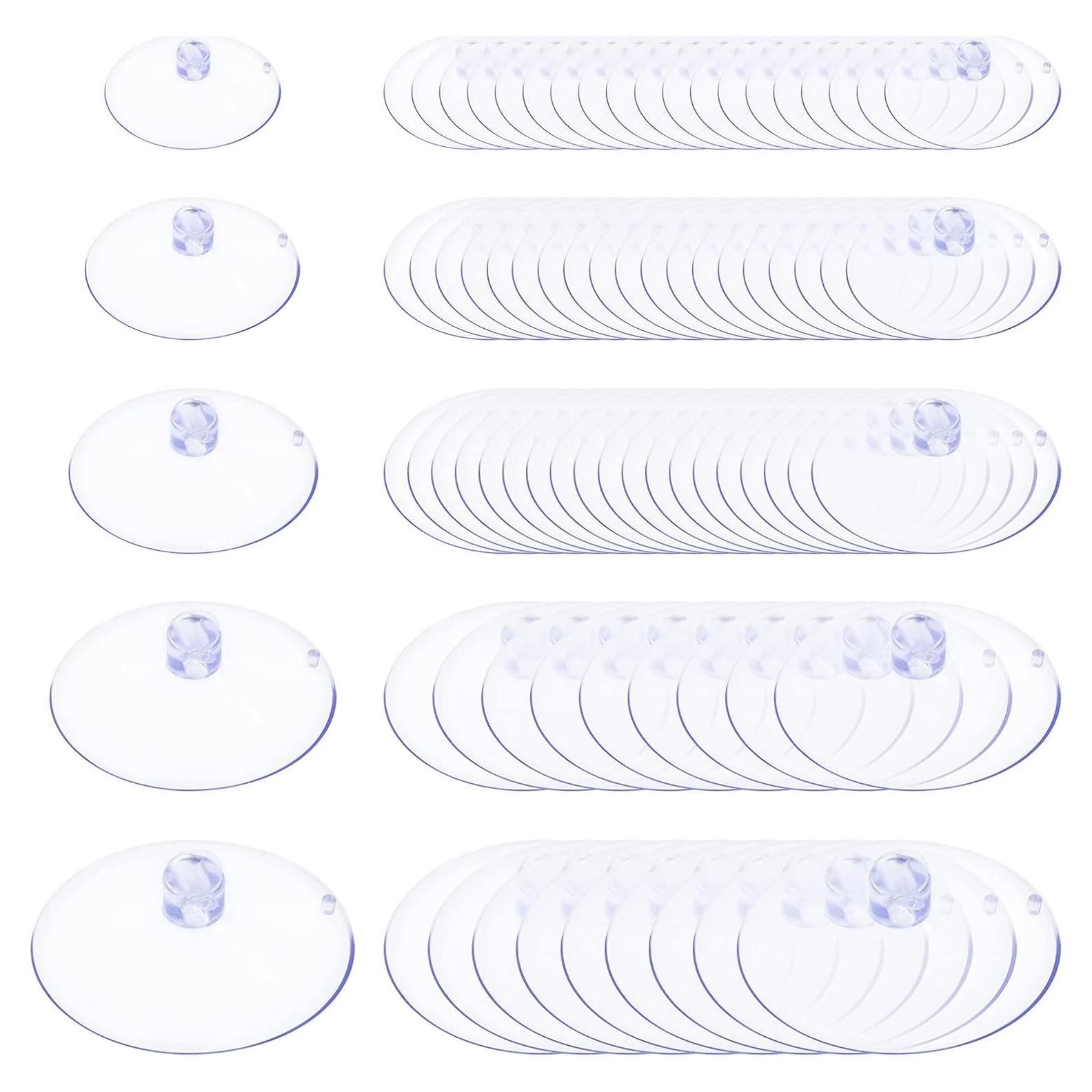 Juego de Ventosas Glarks 80Pcs 25-45mm para Cocina y Baño