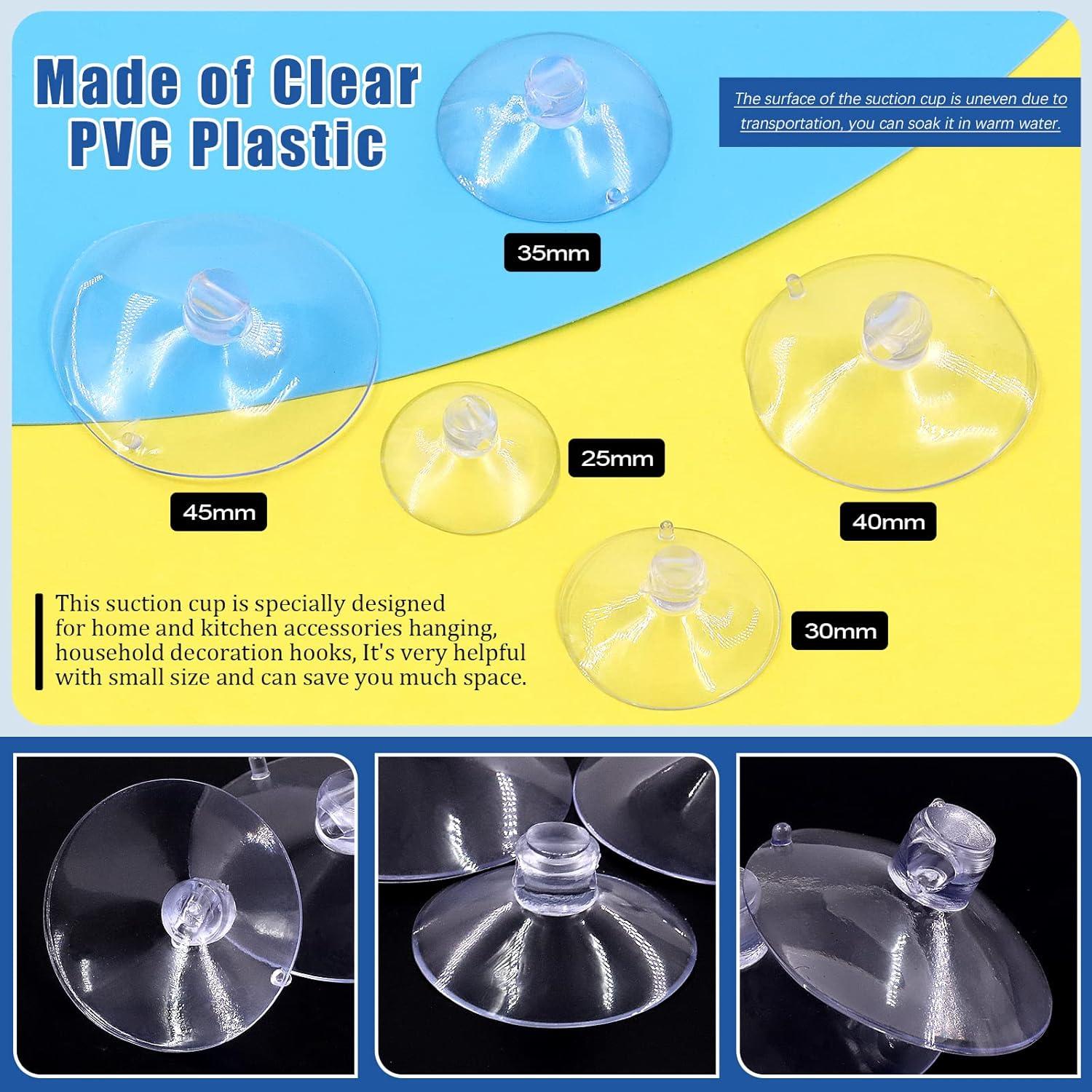 Juego de Ventosas Glarks 80Pcs 25-45mm para Cocina y Baño