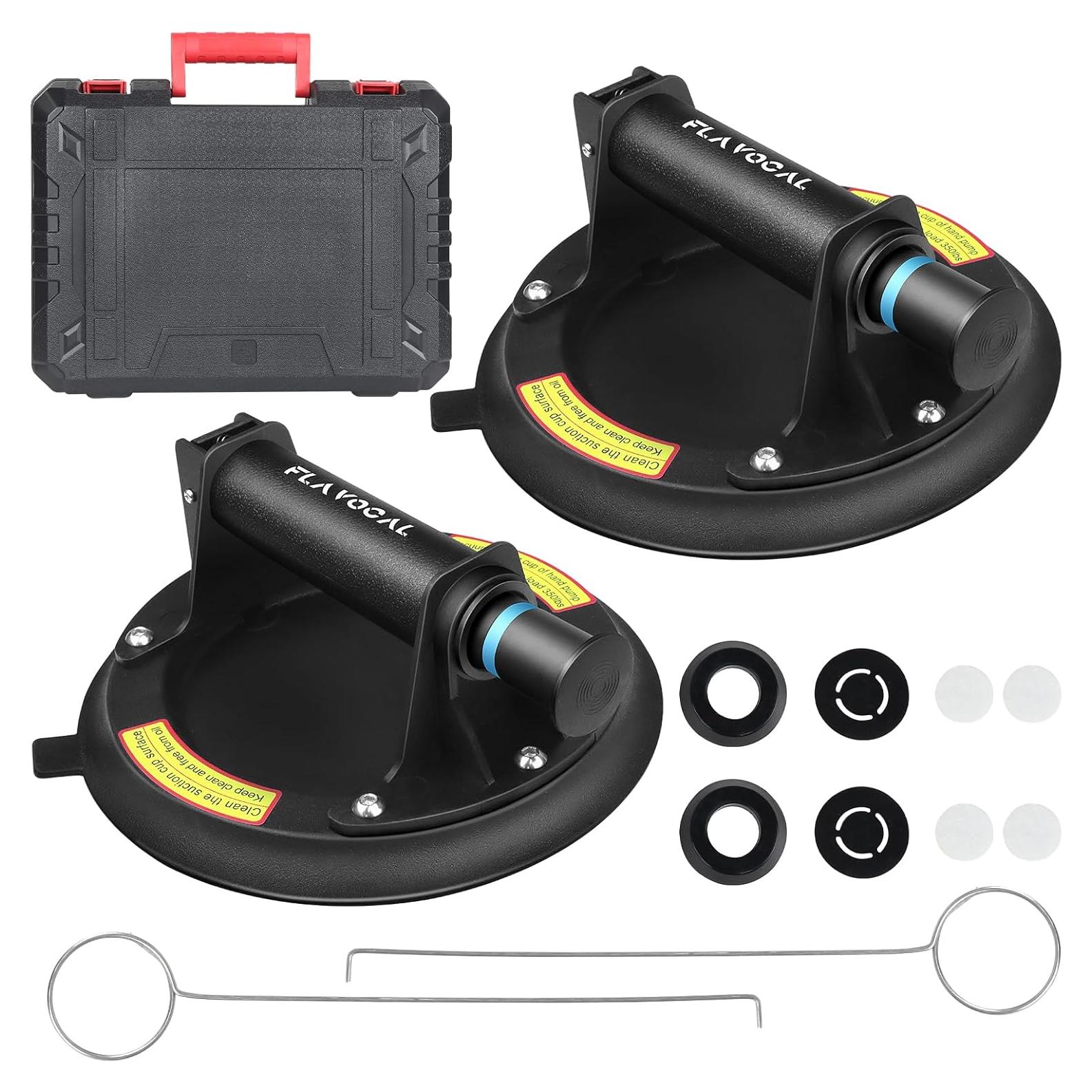 Ventosas de Succión FLAVOCAL 20 cm Alta Resistencia 108.9 kg