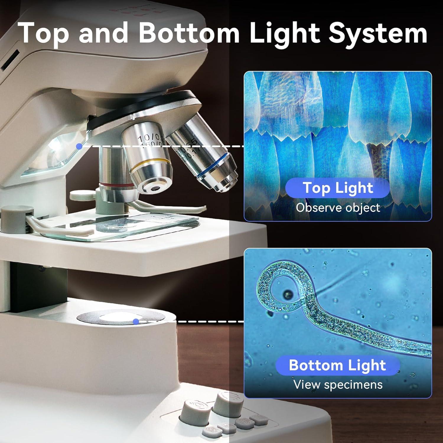 Microscopio Digital TOMLOV DM301 Pro 7" Pantalla IPS USB HDMI