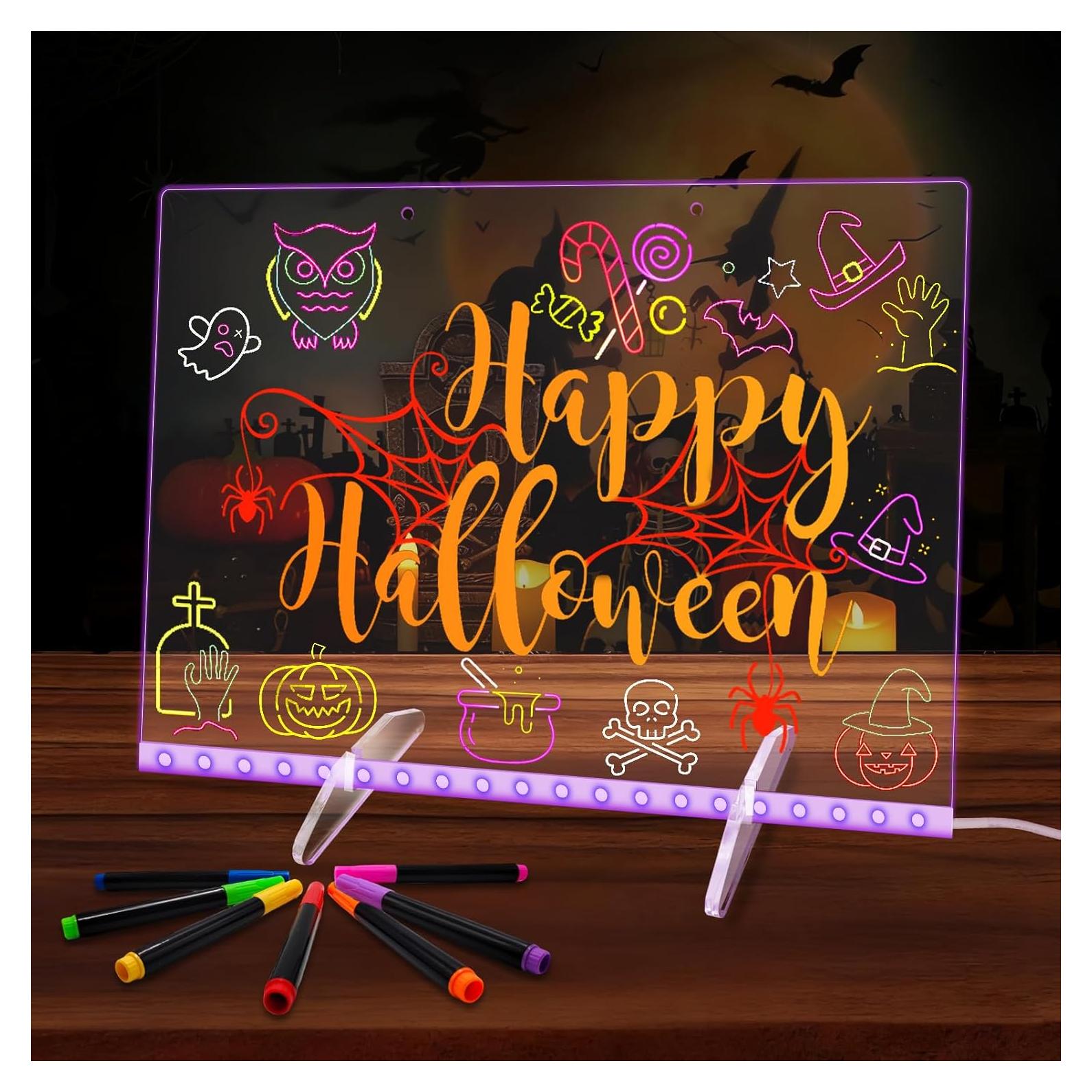 Tablero Acrílico LED Sweetone 35.1x25.4cm 7 Colores Borrado Seco