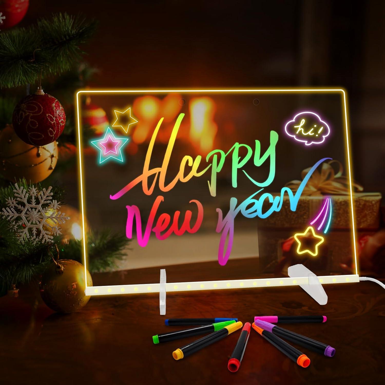 Tablero Acrílico LED Sweetone 35.1x25.4cm 7 Colores Borrado Seco