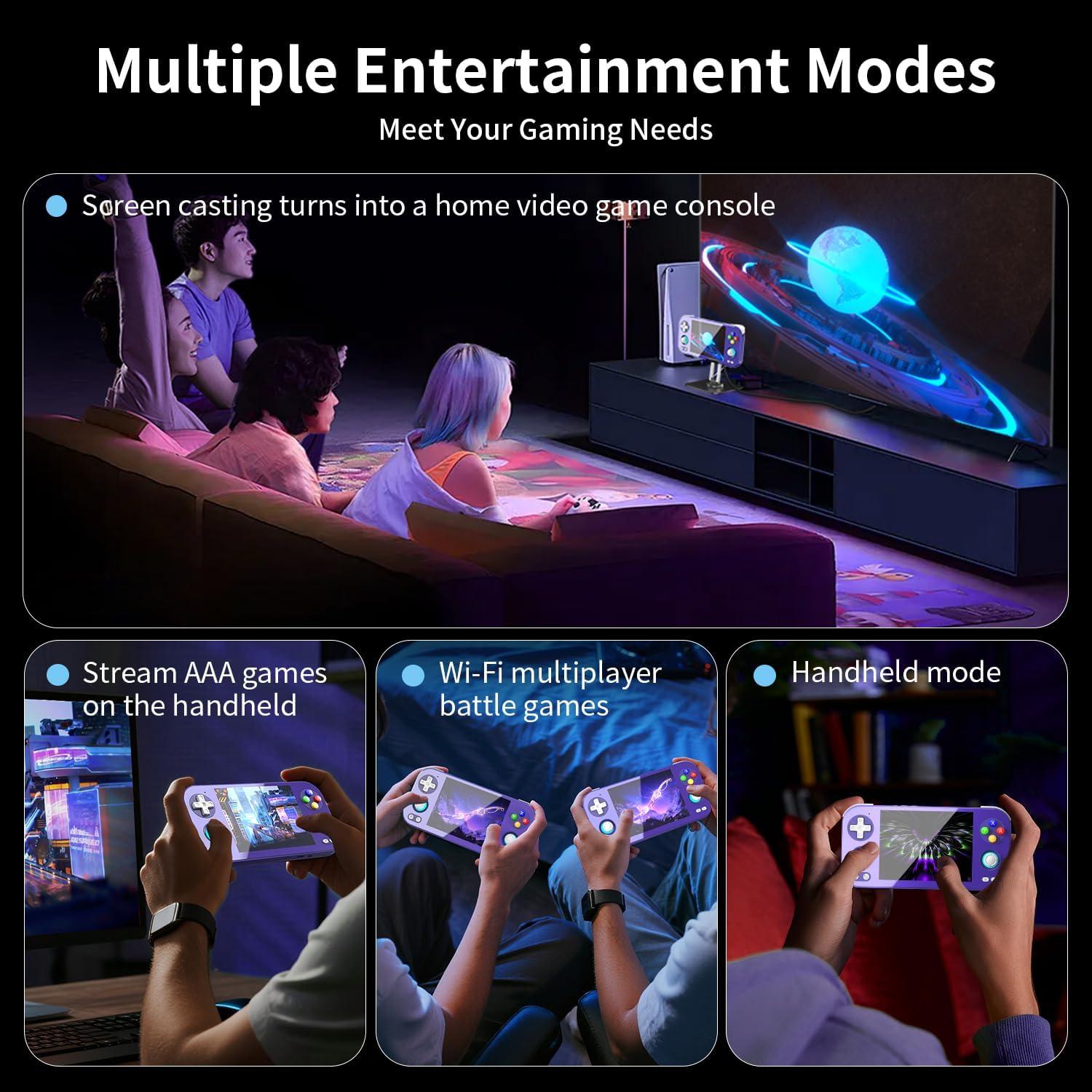 Consola de juegos portátil Anbernic RG476H 128GB Android 13