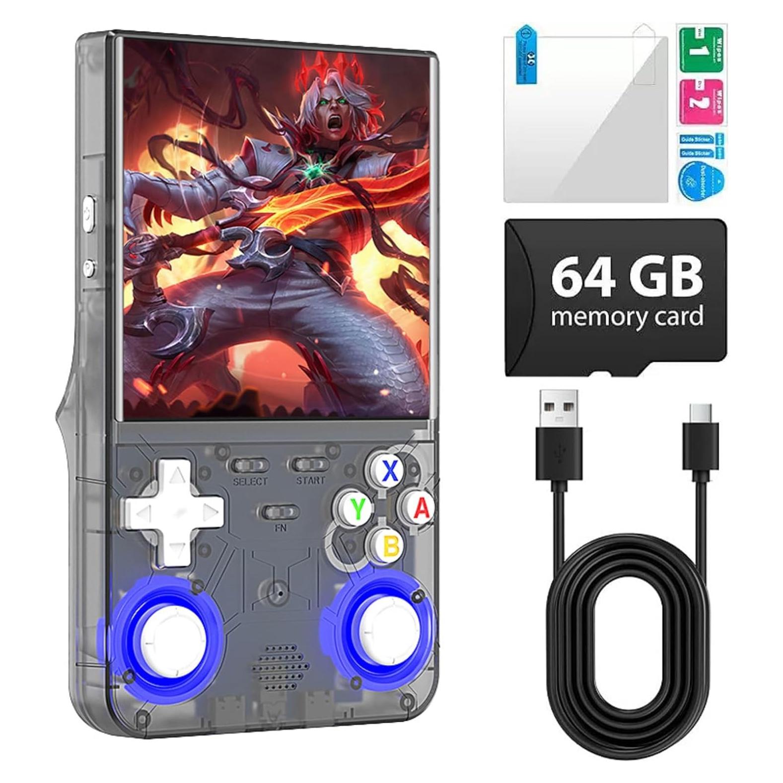 Consola de Juegos Portátil Retro I ioscre R36ULTRA 64GB 21000+ Juegos