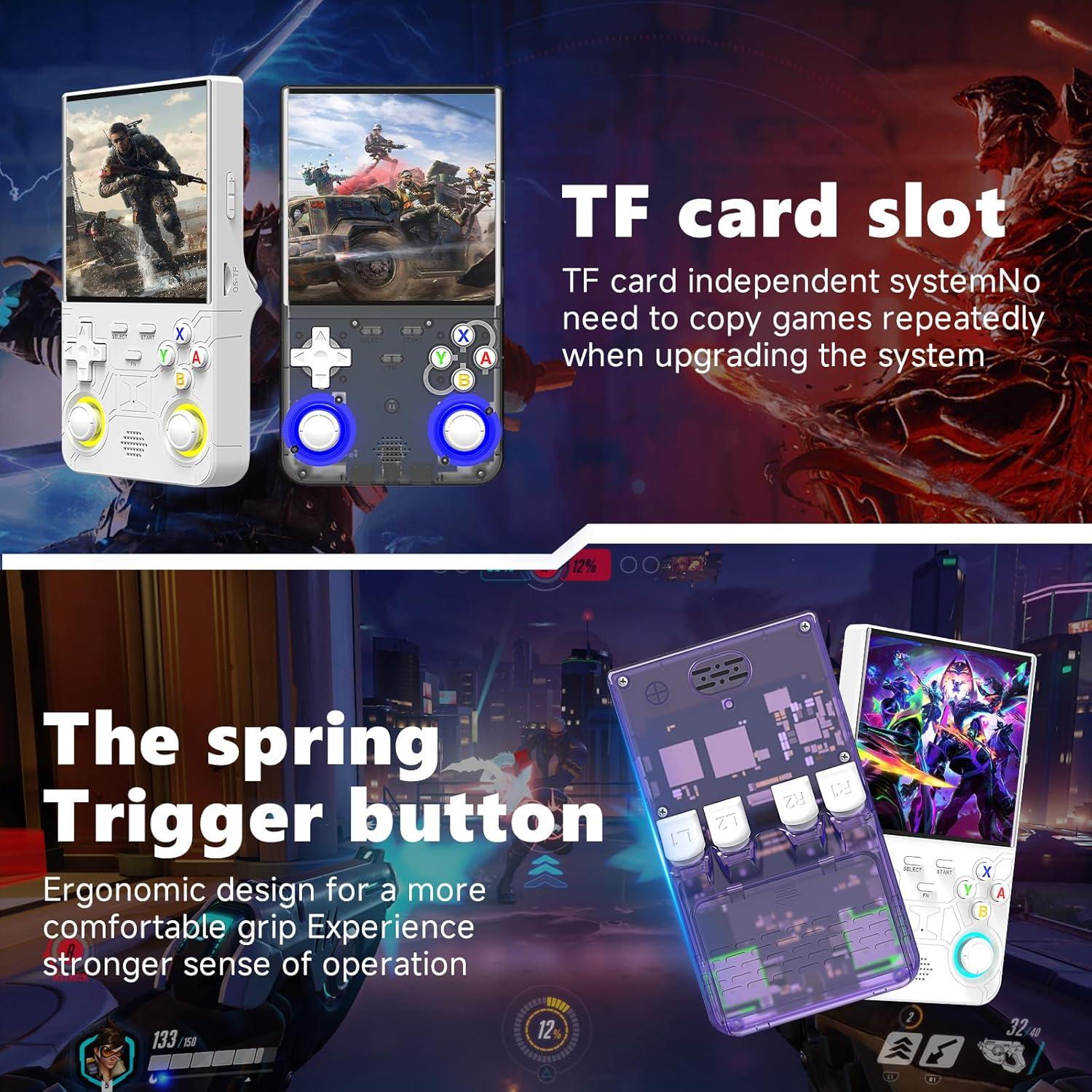 Consola de Juegos Portátil Retro I ioscre R36ULTRA 64GB 21000+ Juegos