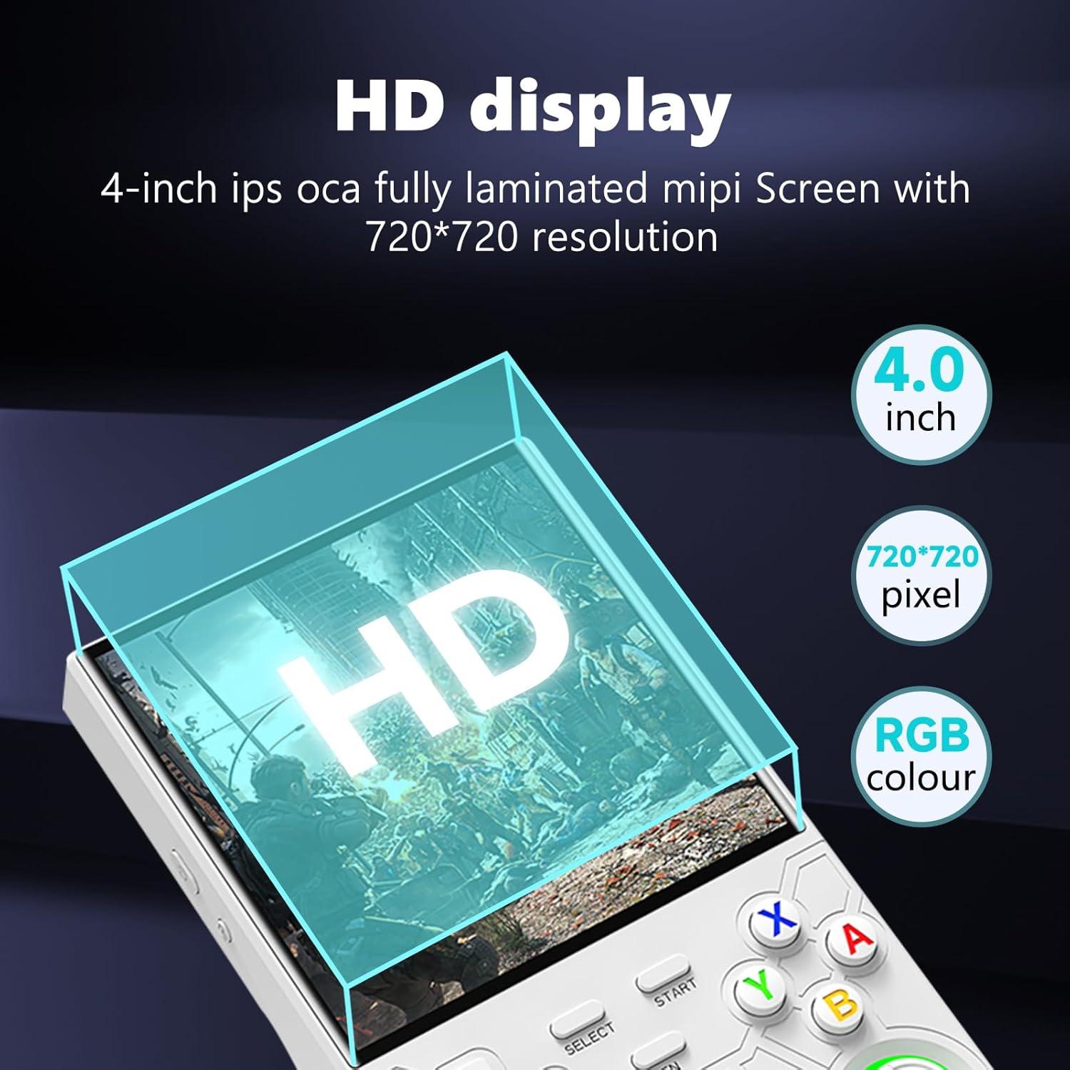 Consola de Juegos Portátil Retro I ioscre R36ULTRA 64GB 21000+ Juegos