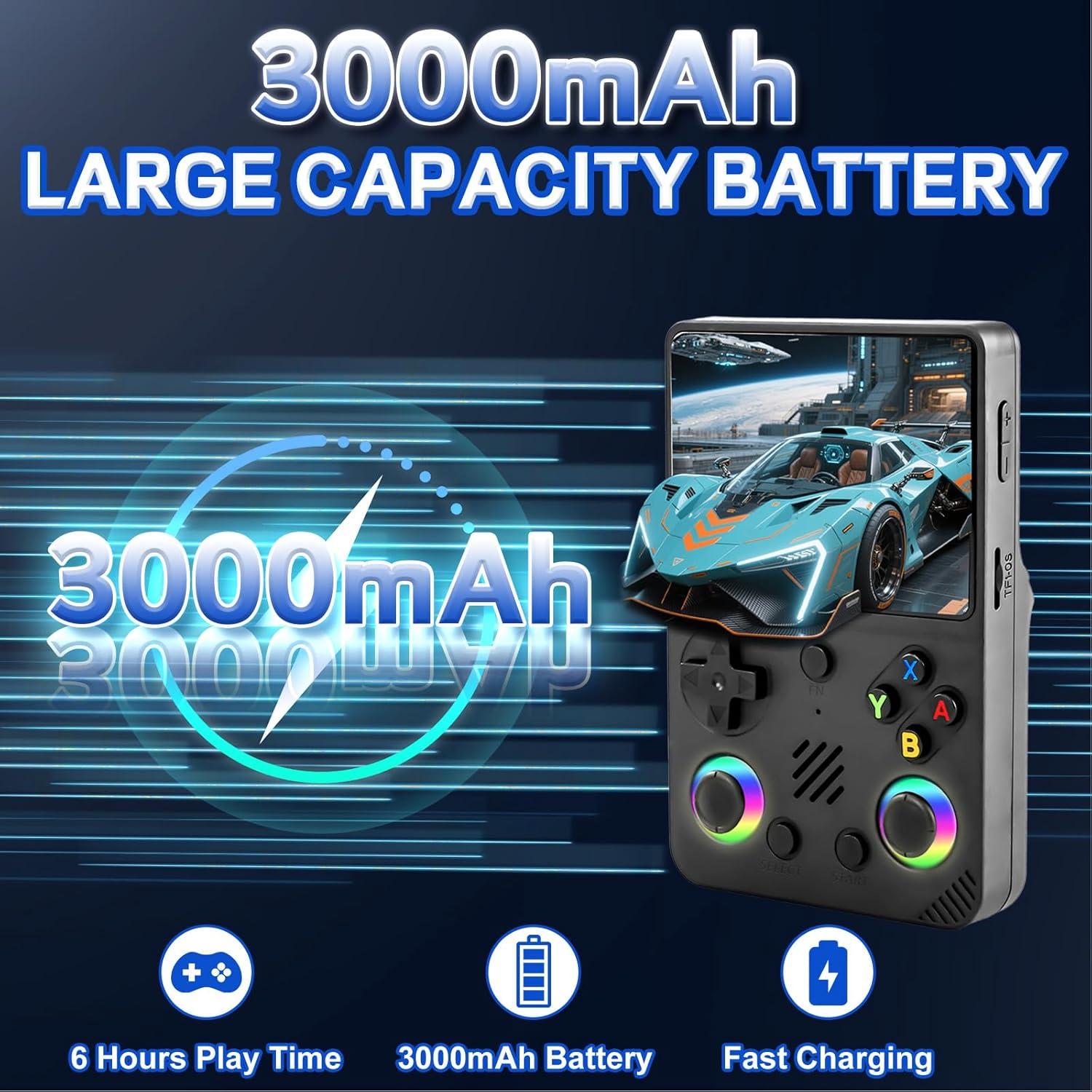 Consola de Juegos Portátil RG36PRO - 64GB, Pantalla IPS 3.5"