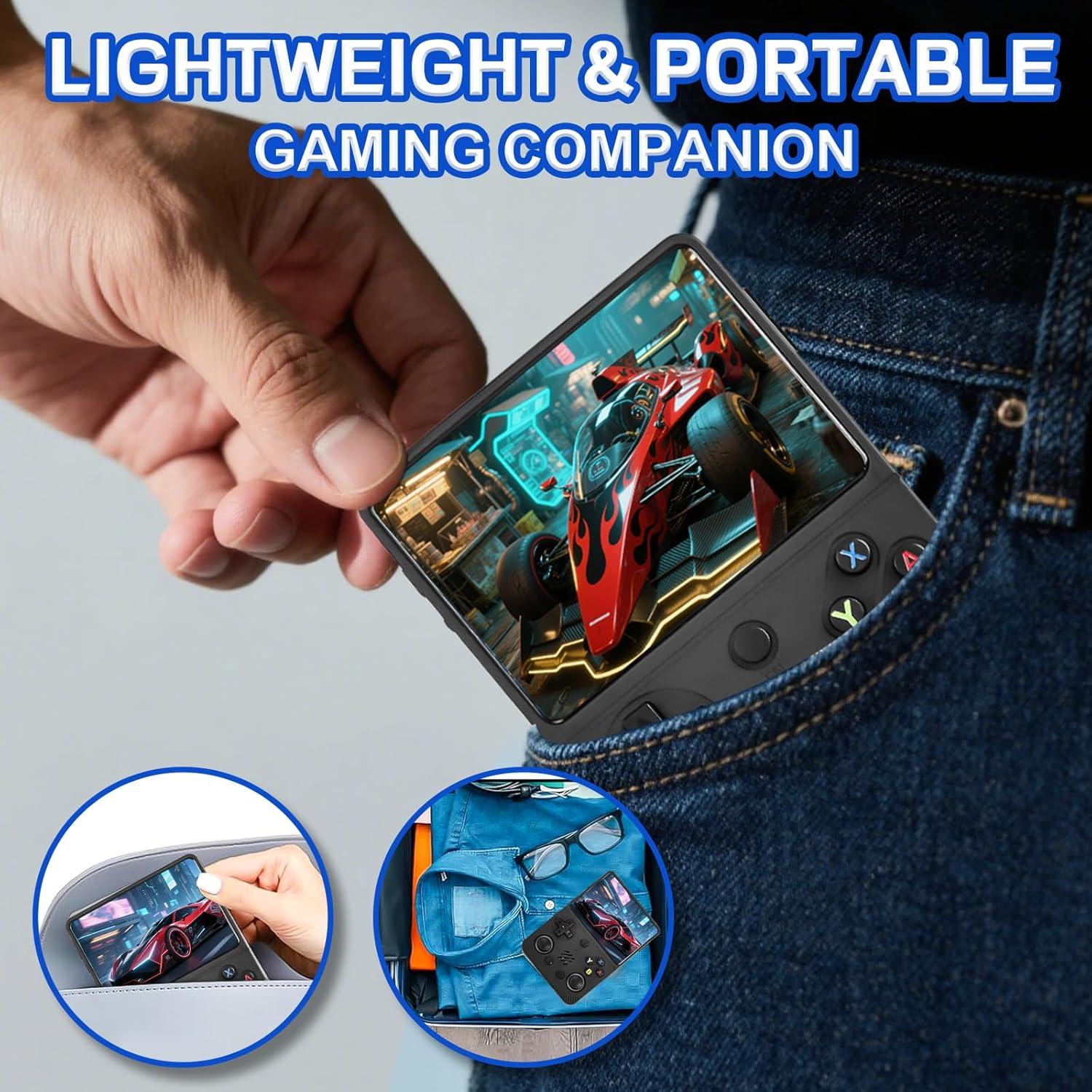 Consola de Juegos Portátil RG36PRO - 64GB, Pantalla IPS 3.5"