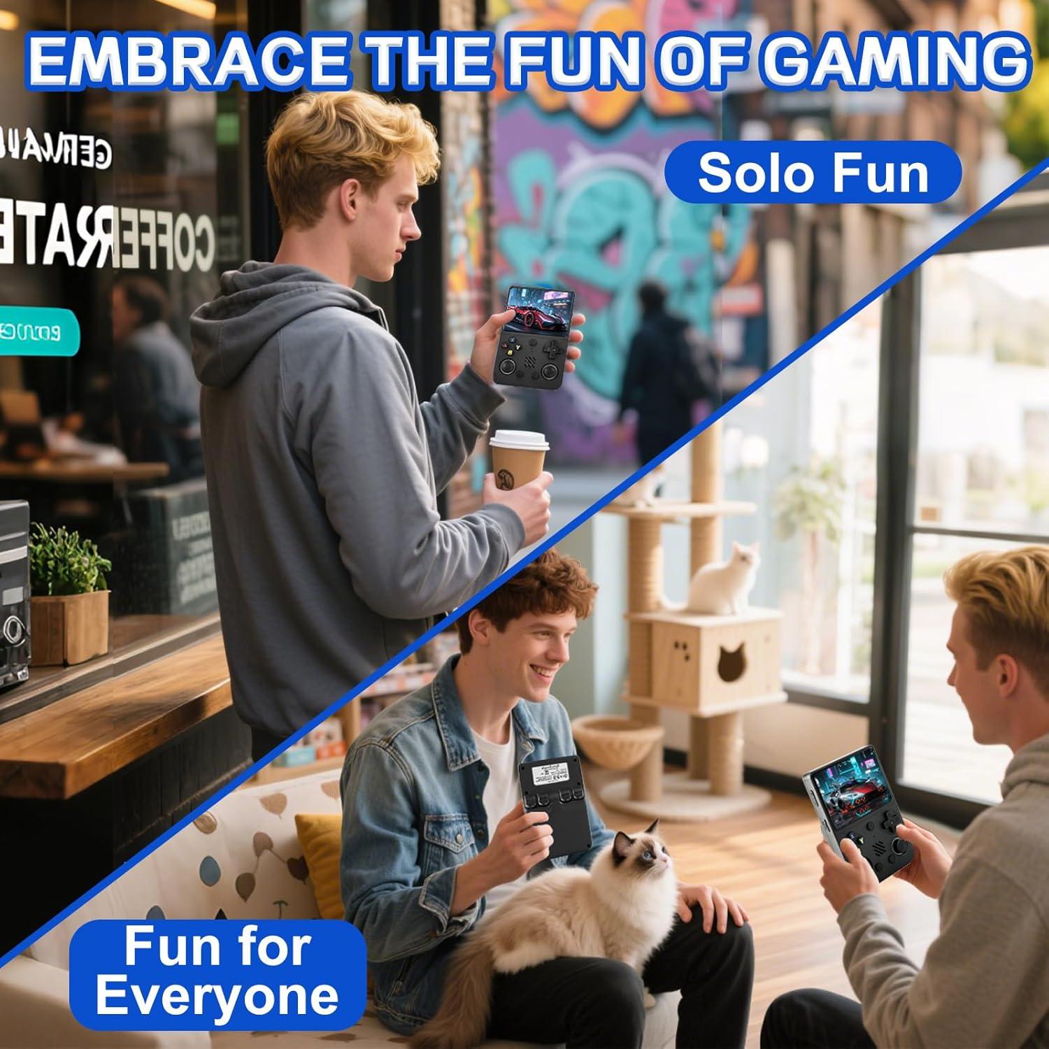 Consola de Juegos Portátil RG36PRO - 64GB, Pantalla IPS 3.5"