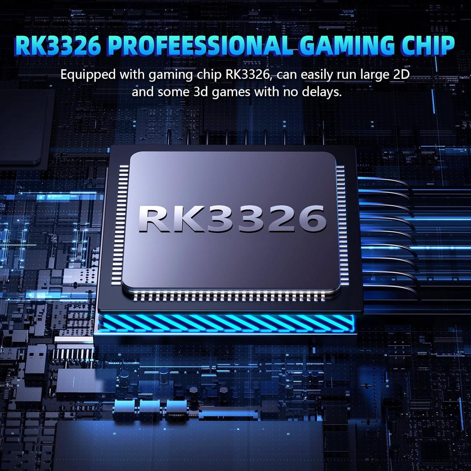 Consola de Juegos Portátil R36MAX 64GB Pantalla IPS 4" Azul