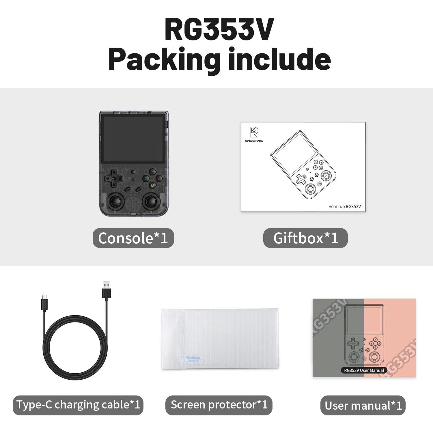 Consola de Juegos Portátil Anbernic RG353V 3.5" Android 11