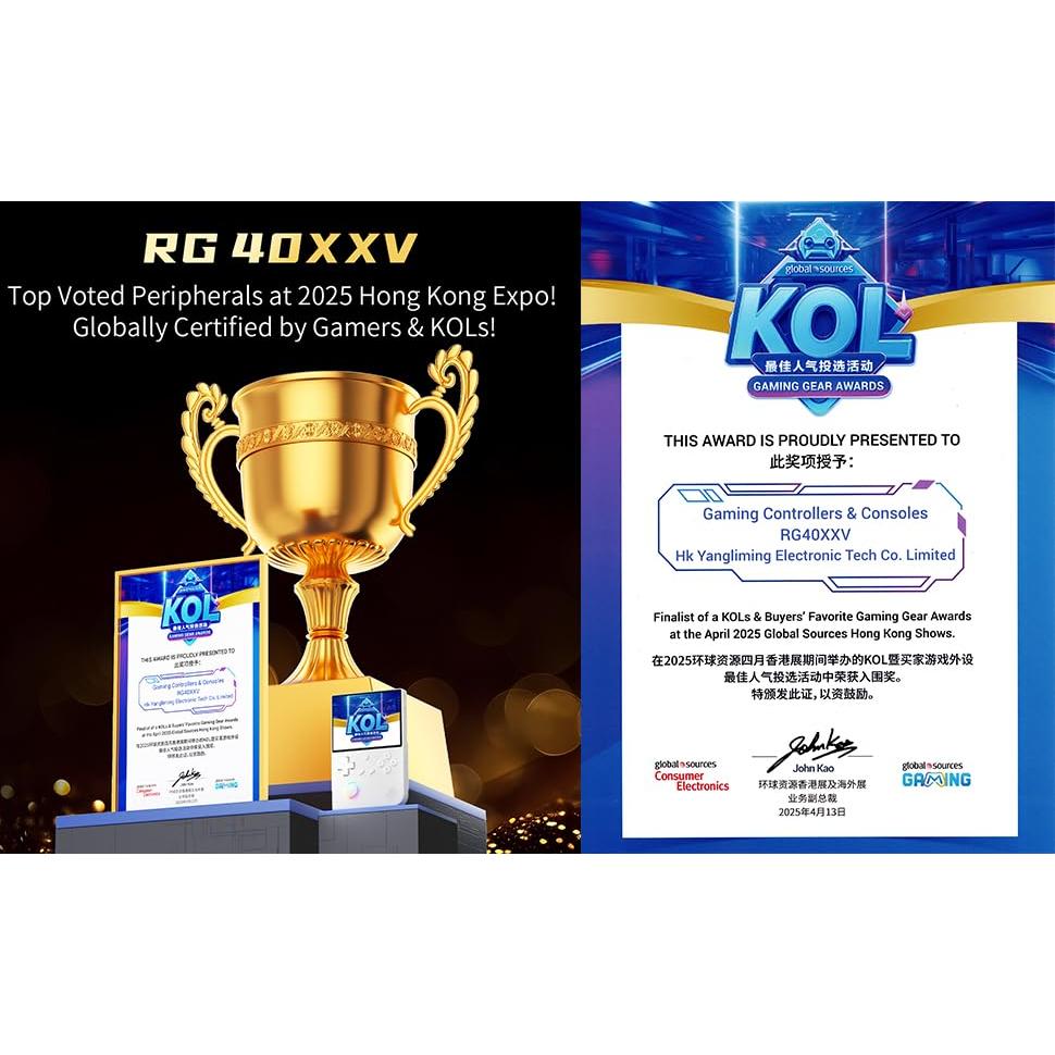 Consola de Juegos Portátil Anbernic RG40XX V 64GB Pantalla IPS 4"