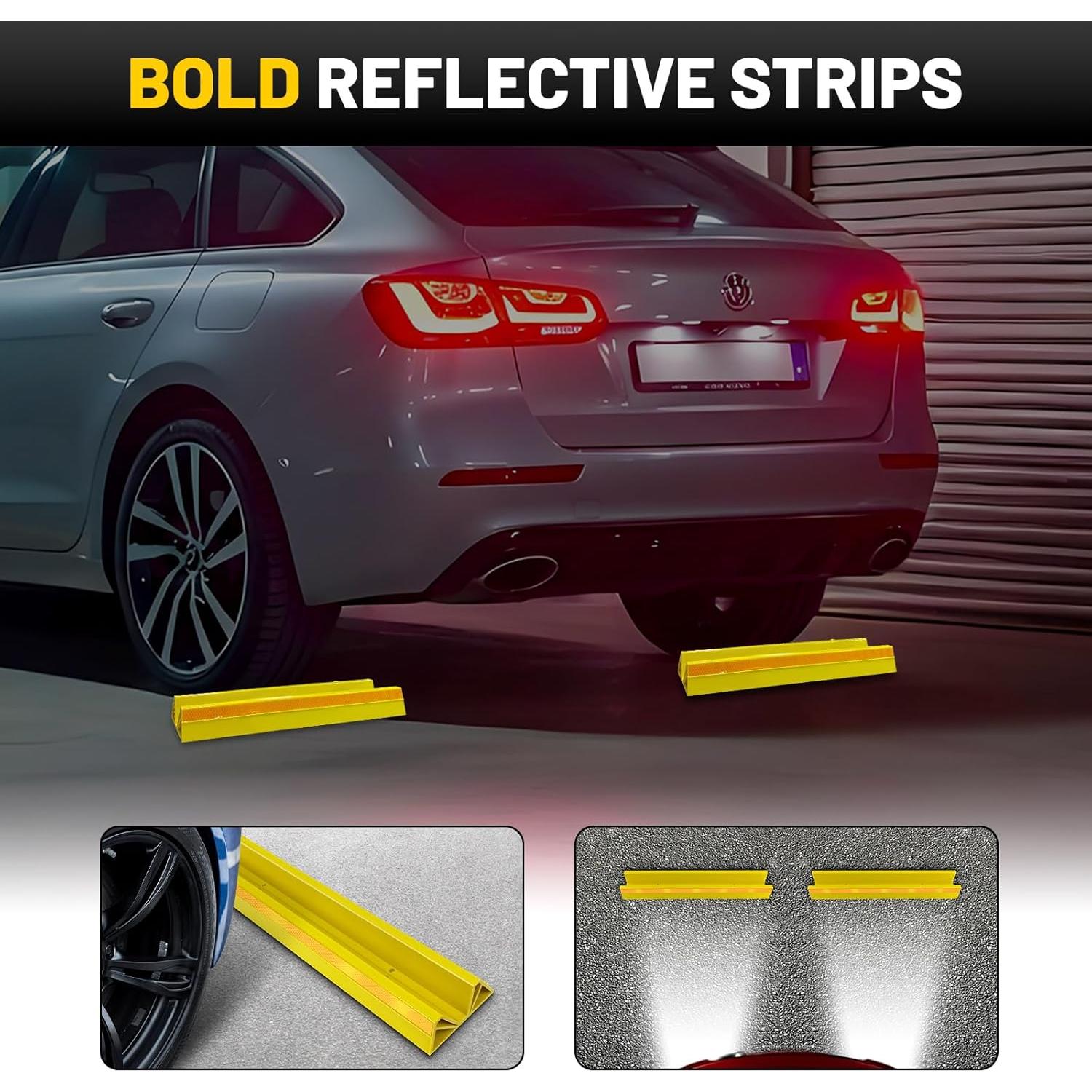 Tope de Estacionamiento ROBLOCK Amarillo 45.72 cm Alta Resistencia