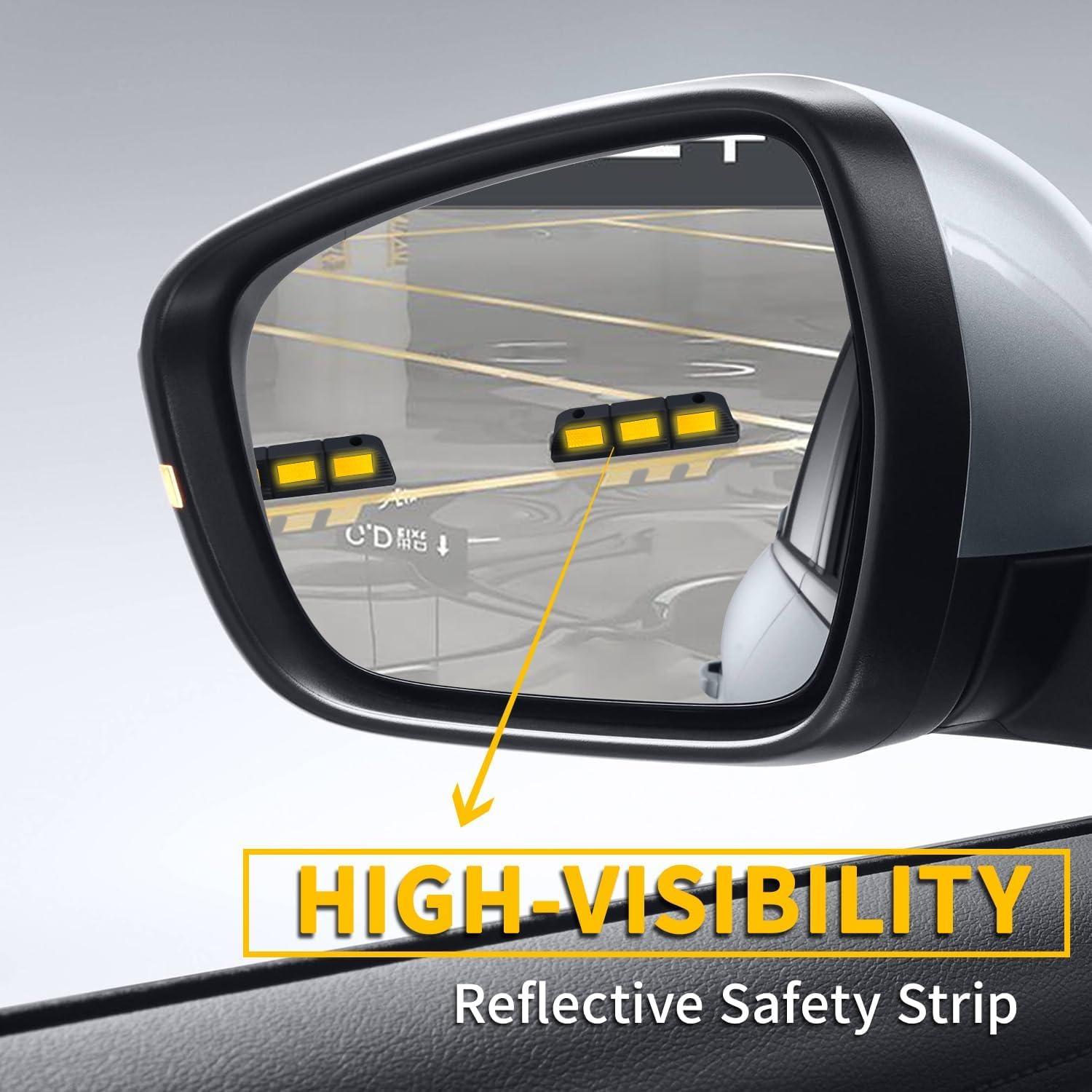 Tope de Estacionamiento WECARLLE 3.5" Caucho con Reflectores