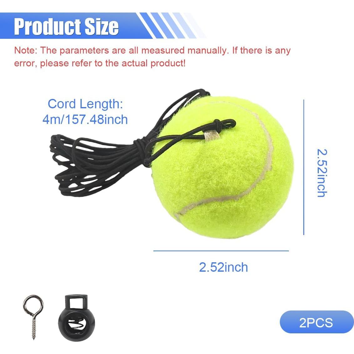 2PCS Pelota de Ayuda de Estacionamiento DUSCOKE - Amarillo