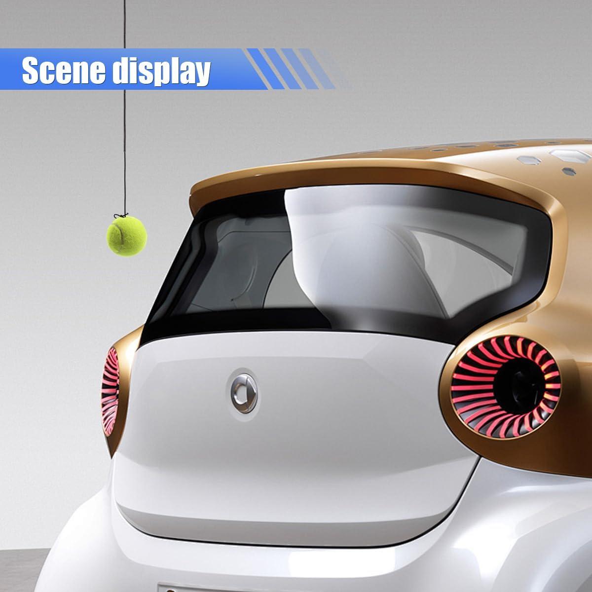 2PCS Pelota de Ayuda de Estacionamiento DUSCOKE - Amarillo