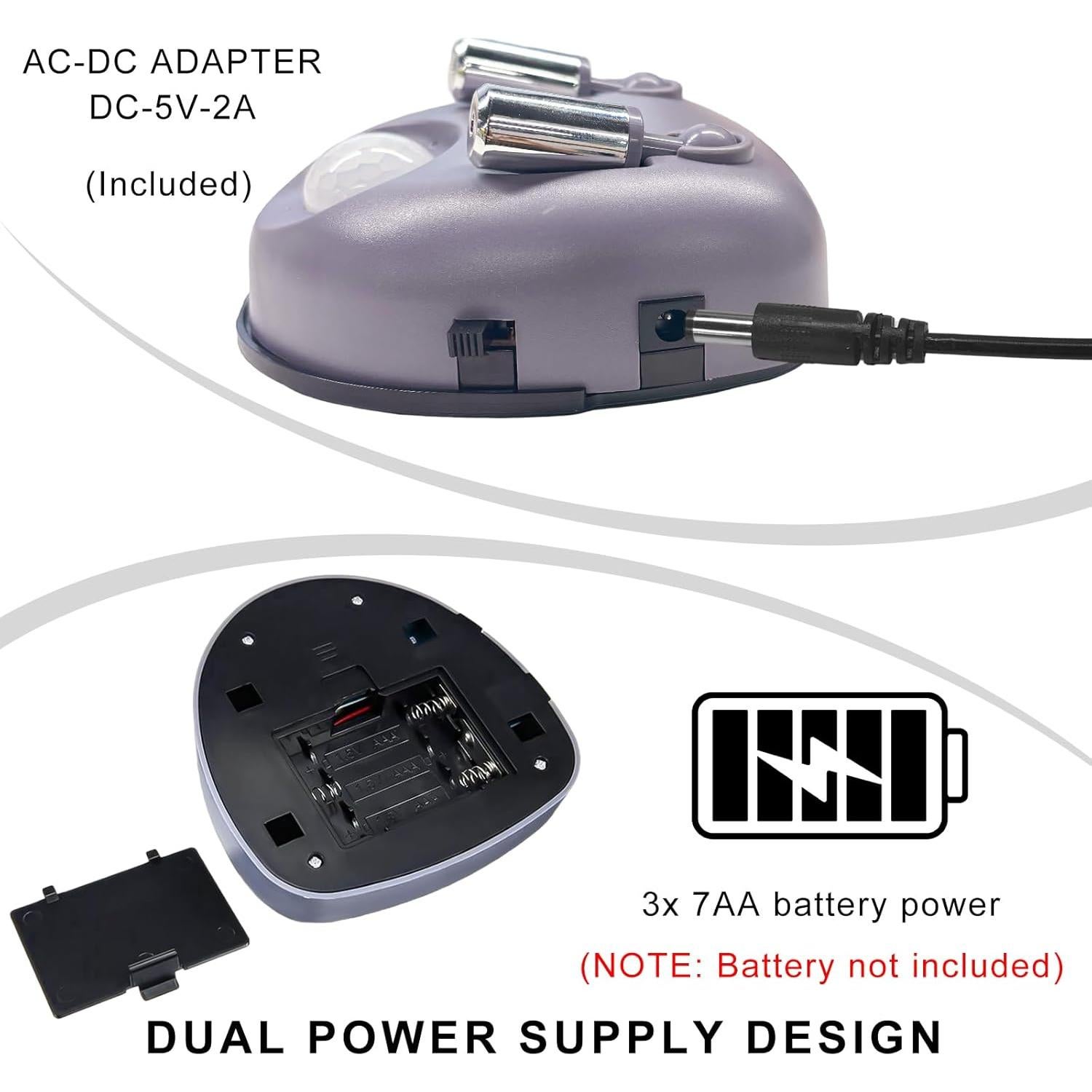 Sensor de Estacionamiento ZNDAW Doble Láser Ajustable 360°
