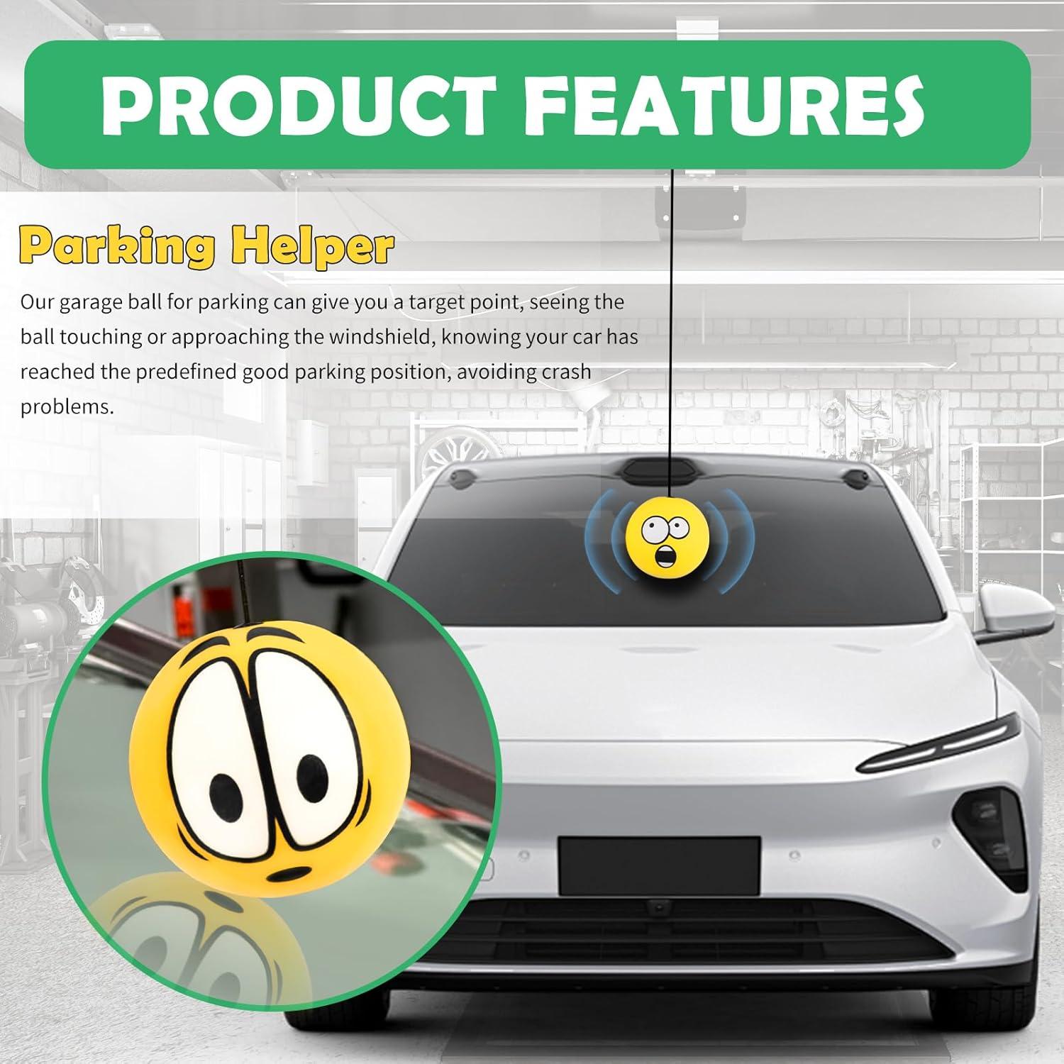 Bola de Ayuda para Estacionamiento YGDMD Amarillo Ajustable