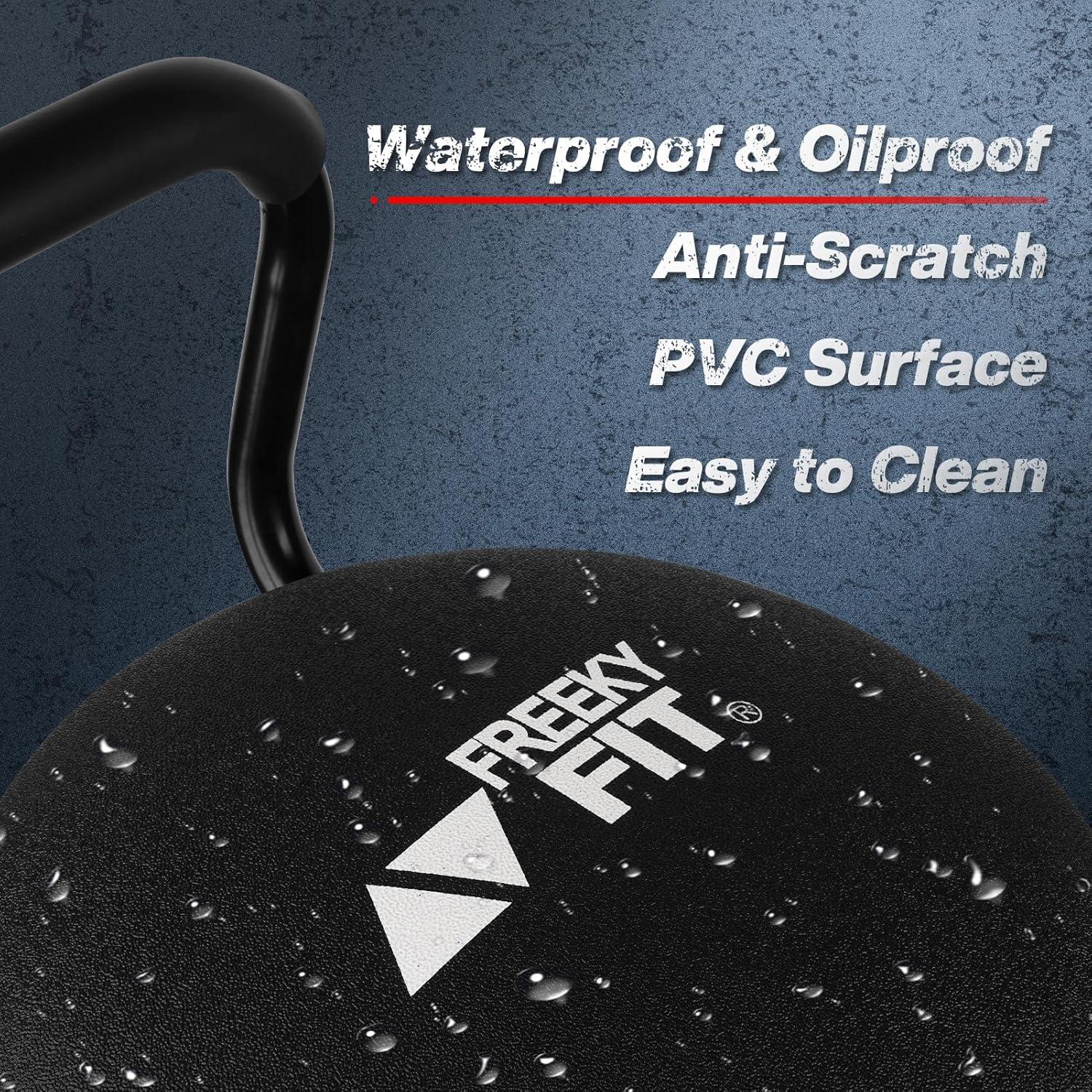 Taburete de Trabajo Mecánico Ajustable FreekyFit D03-B Negro