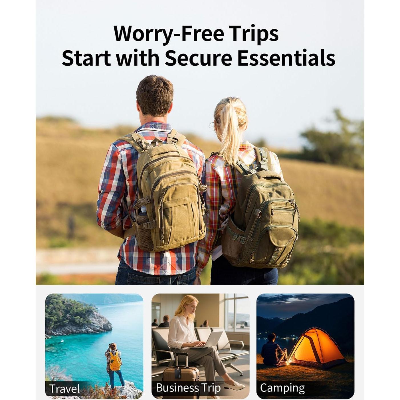 Localizador de Llaves FVJ con Apple Find My - Recargable Negro