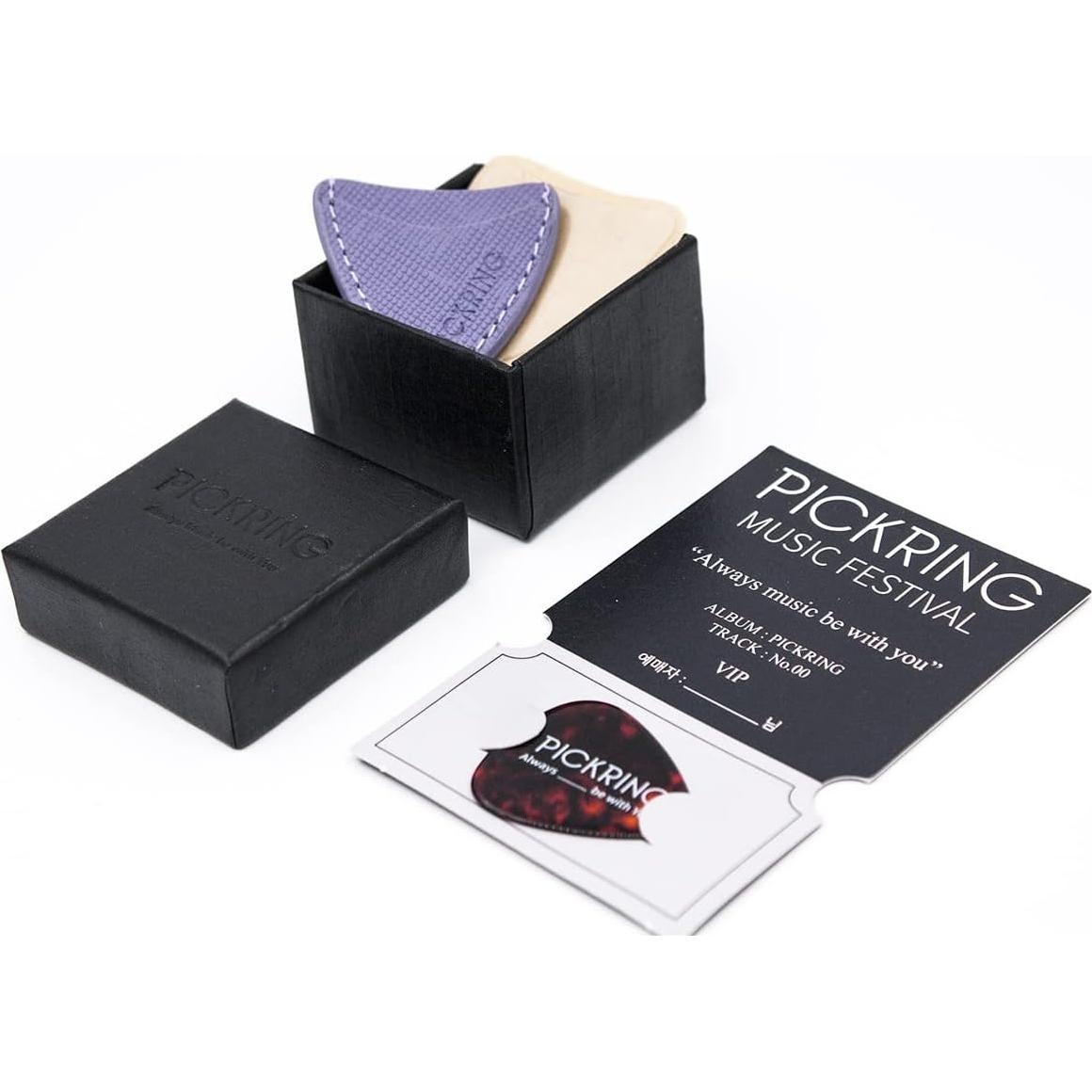 Cartera Mini Pick Pocket de Cuero Genuino para Teléfono Negro