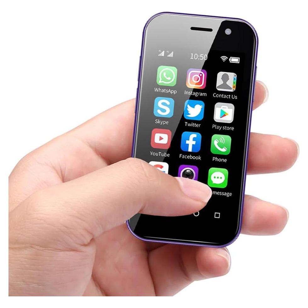 Mini Smartphone 4G Desbloqueado Fosler XS14PRO 3" 3+32GB Púrpura