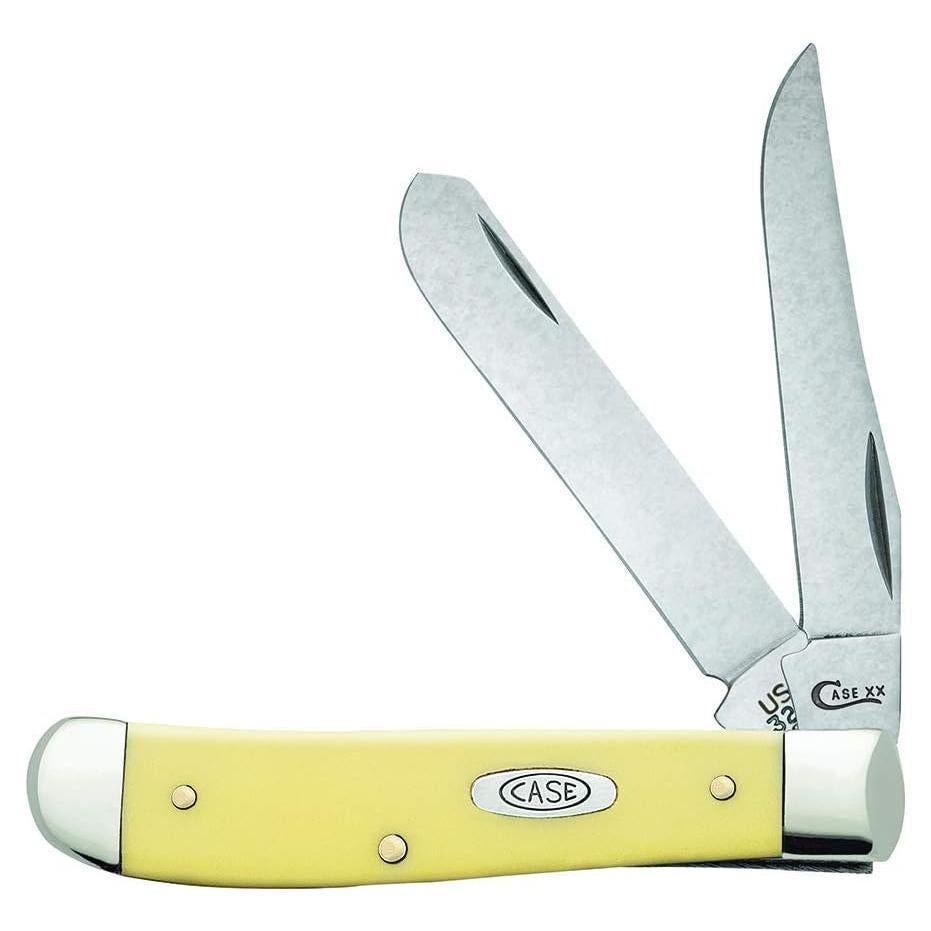 Cuchillo de Bolsillo Case Mini Trapper Amarillo 8.89 cm
