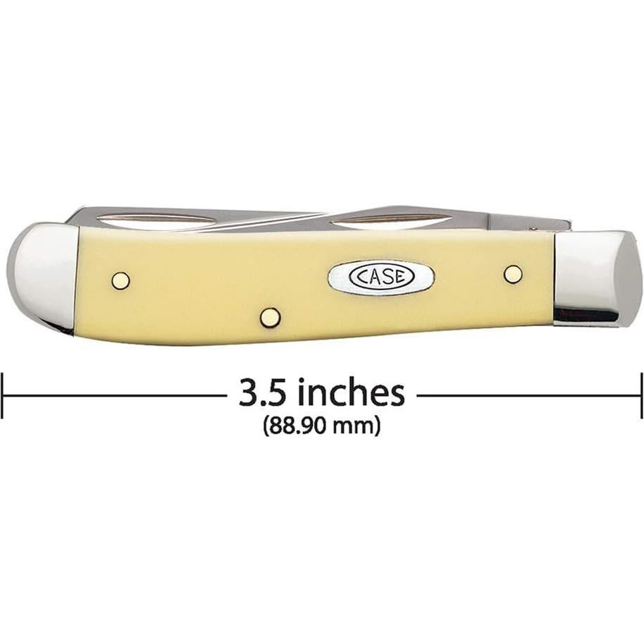 Cuchillo de Bolsillo Case Mini Trapper Amarillo 8.89 cm