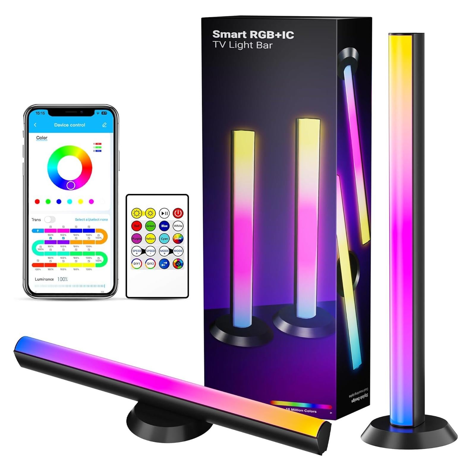 Barra de Luz LED Inteligente TJOY 35 cm RGB con Control APP