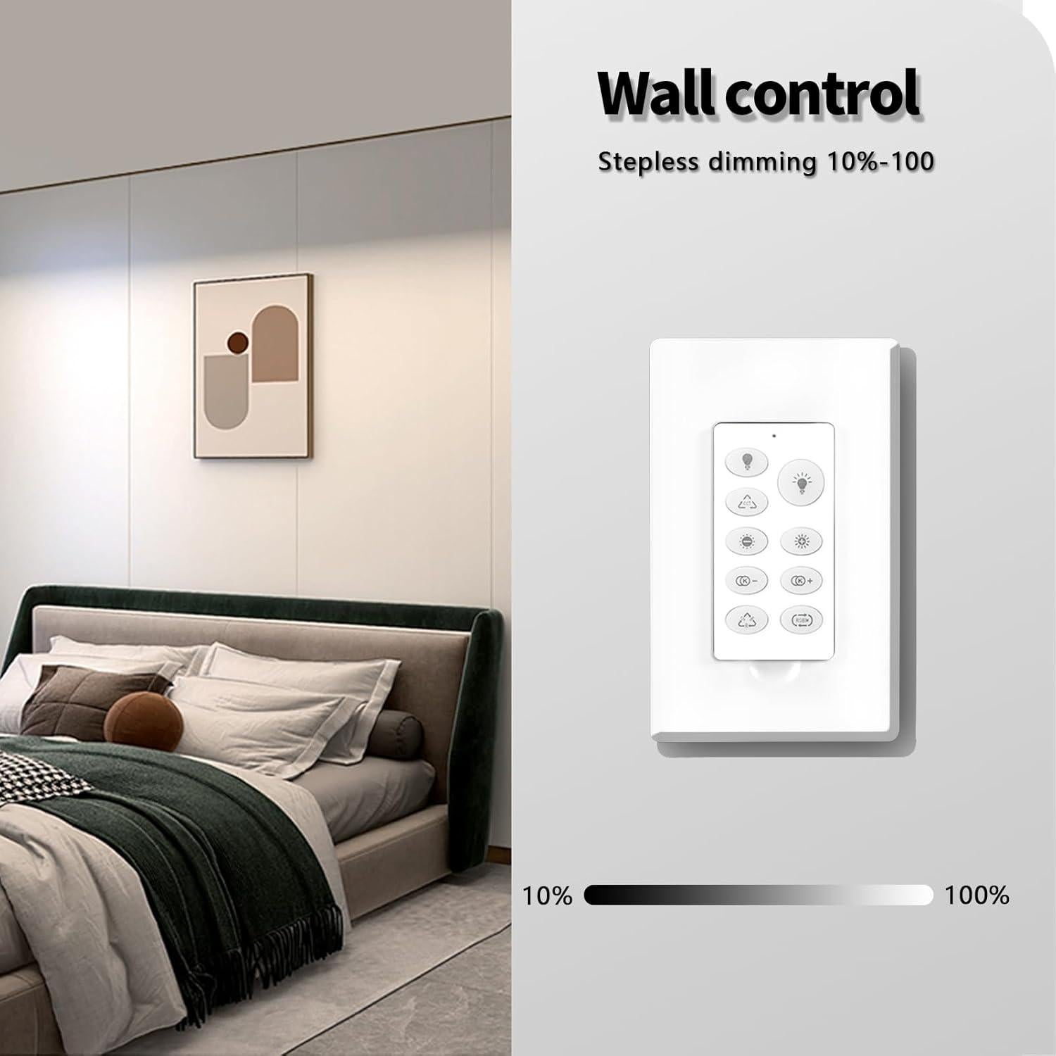 Luz de Techo LED Empotrada RGB Greenbell 30cm Regulable