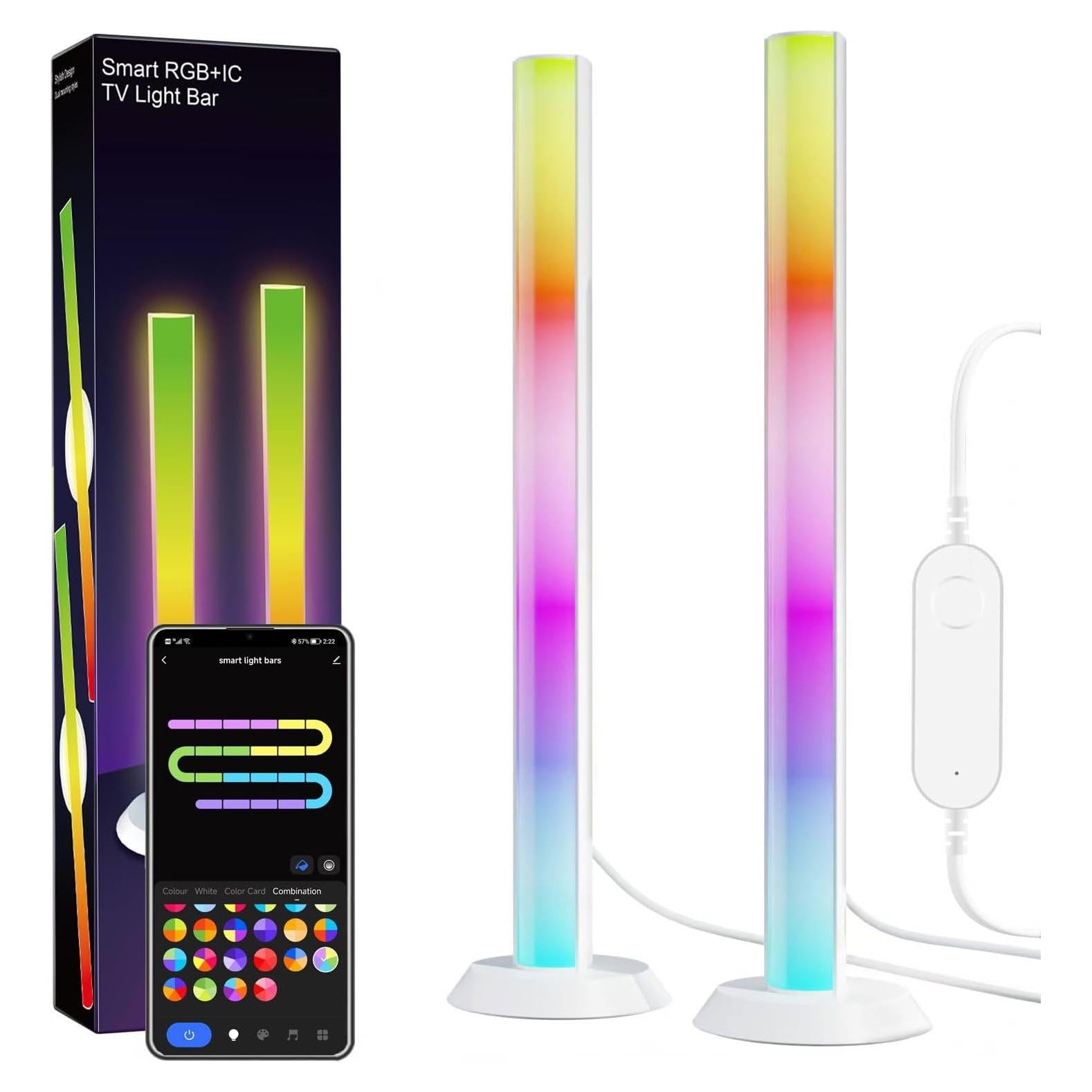 Barra de Luz LED Inteligente ECWEYAG RGB 5W para TV