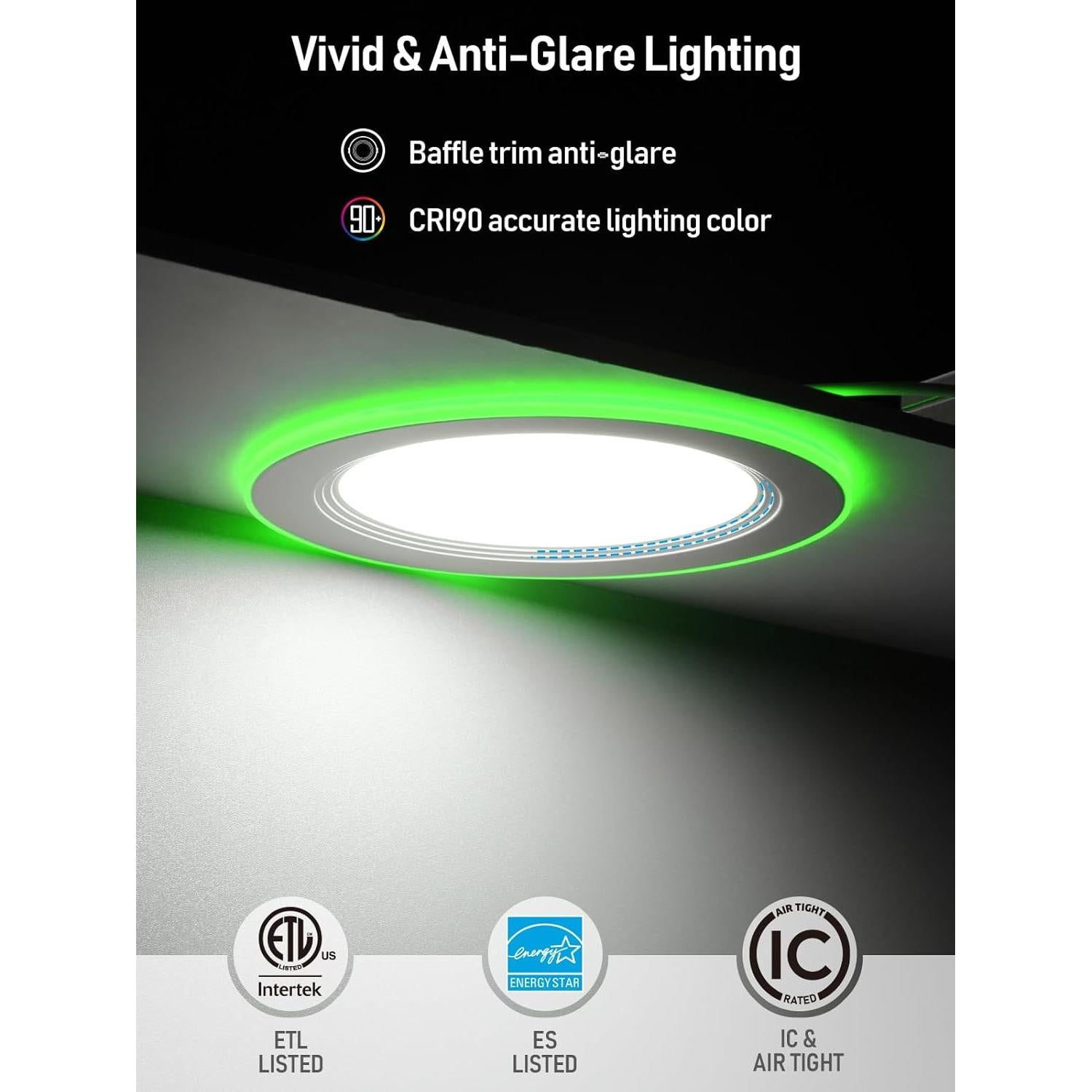 Lámparas LED Empotradas Inteligentes TORCHSTAR 6" RGB 15W
