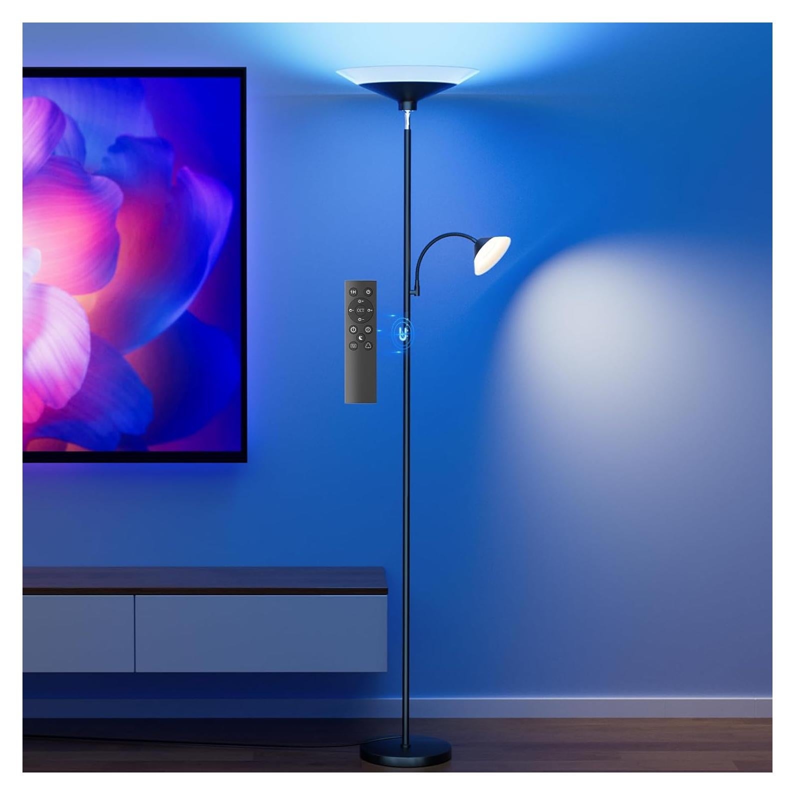 Lámpara de pie LED SIBRILLE MF30021.3 RGB 182.88 cm