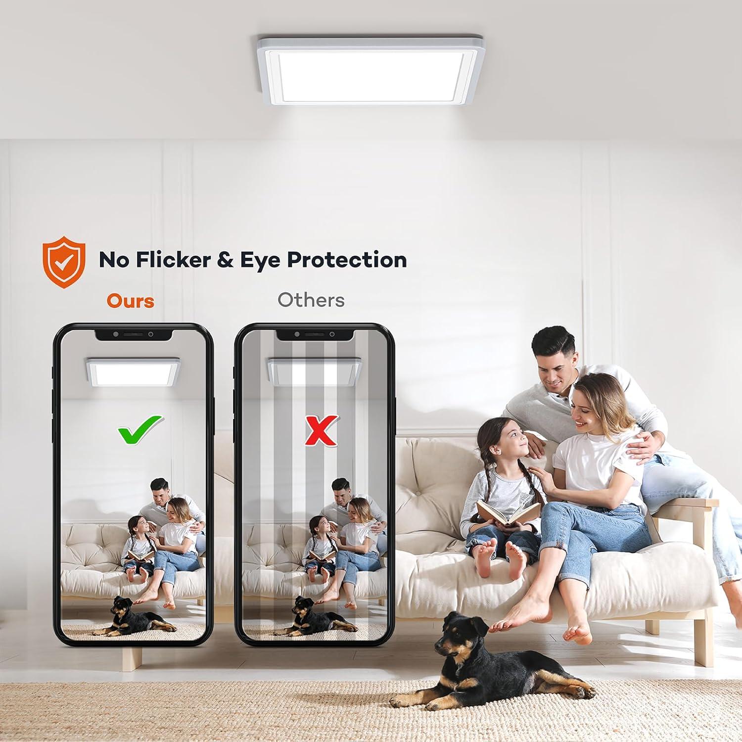 Luz de Techo LED Inteligente Annaror 33cm RGB Control Remoto